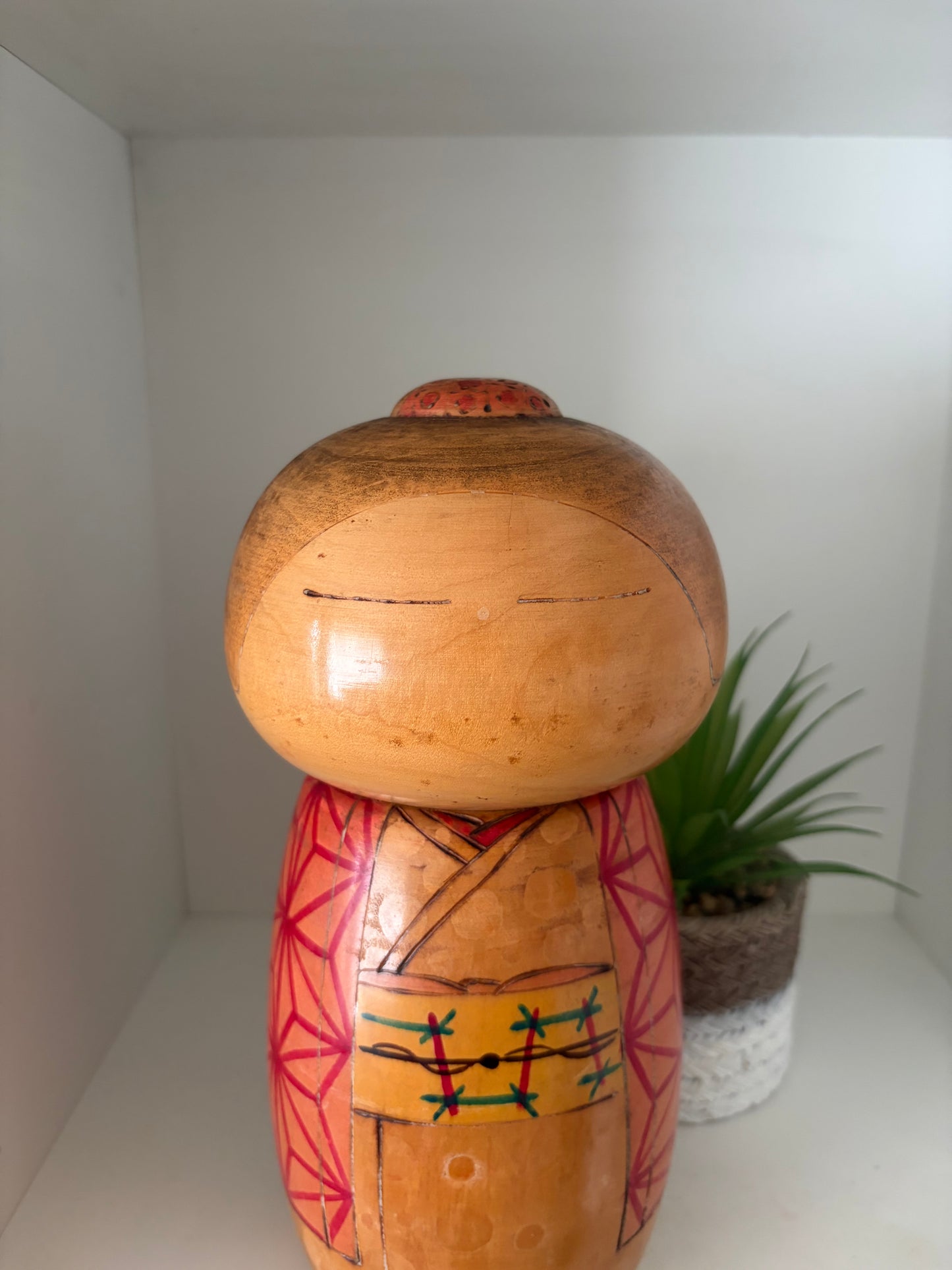 Rare Vintage Sosaku kokeshi by Toa Sekiguchi (1942-)