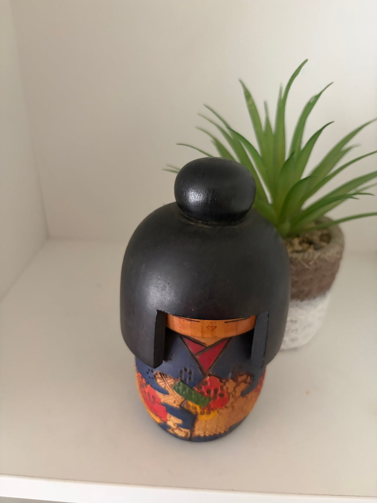 Vintage Gumma kokeshi made by Kazuo Takamizawa (1927-)