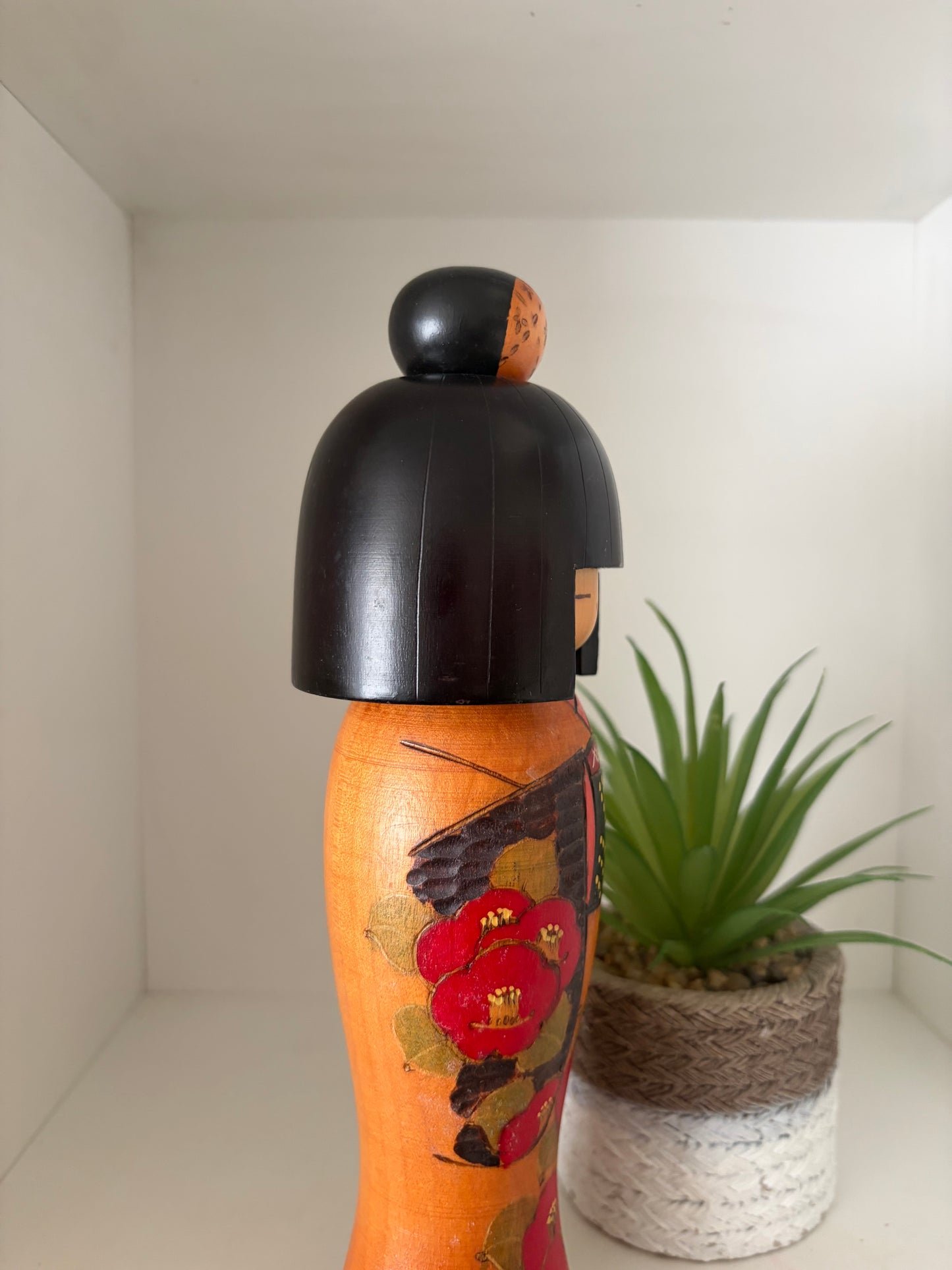 Vintage Gumma kokeshi by Kazuo Takamizawa (1927-)