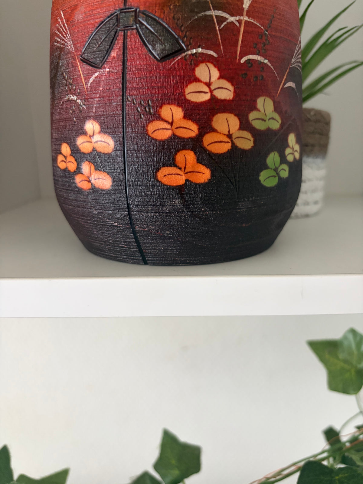 Vintage Gumma kokeshi by Fujikawa Masae (1942-2015)