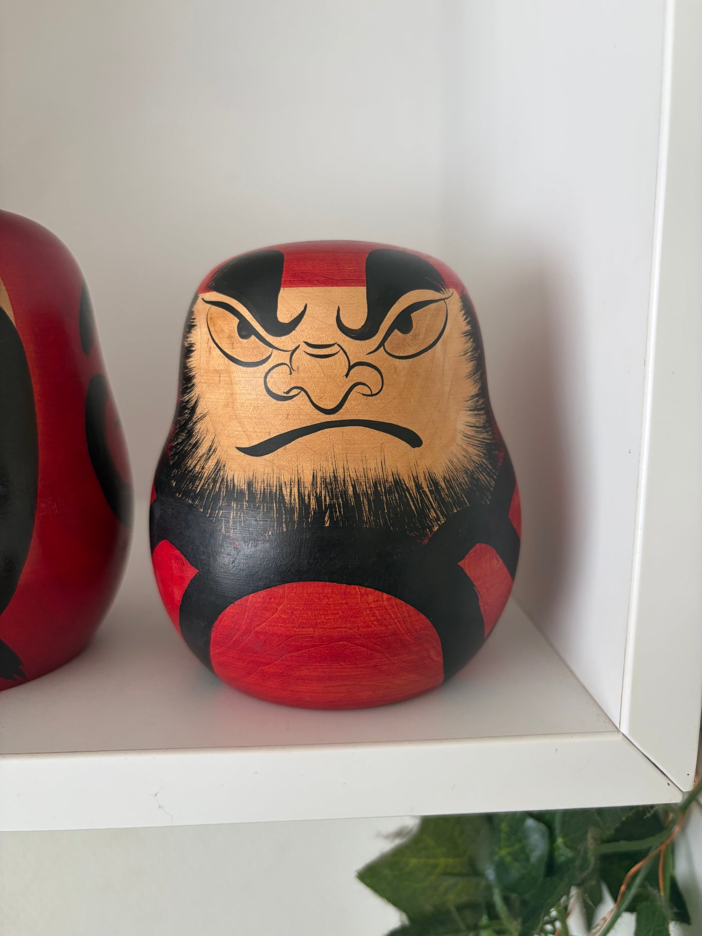 Complete first edition collection of 10 Daruma kokeshi by the Sony Family Club