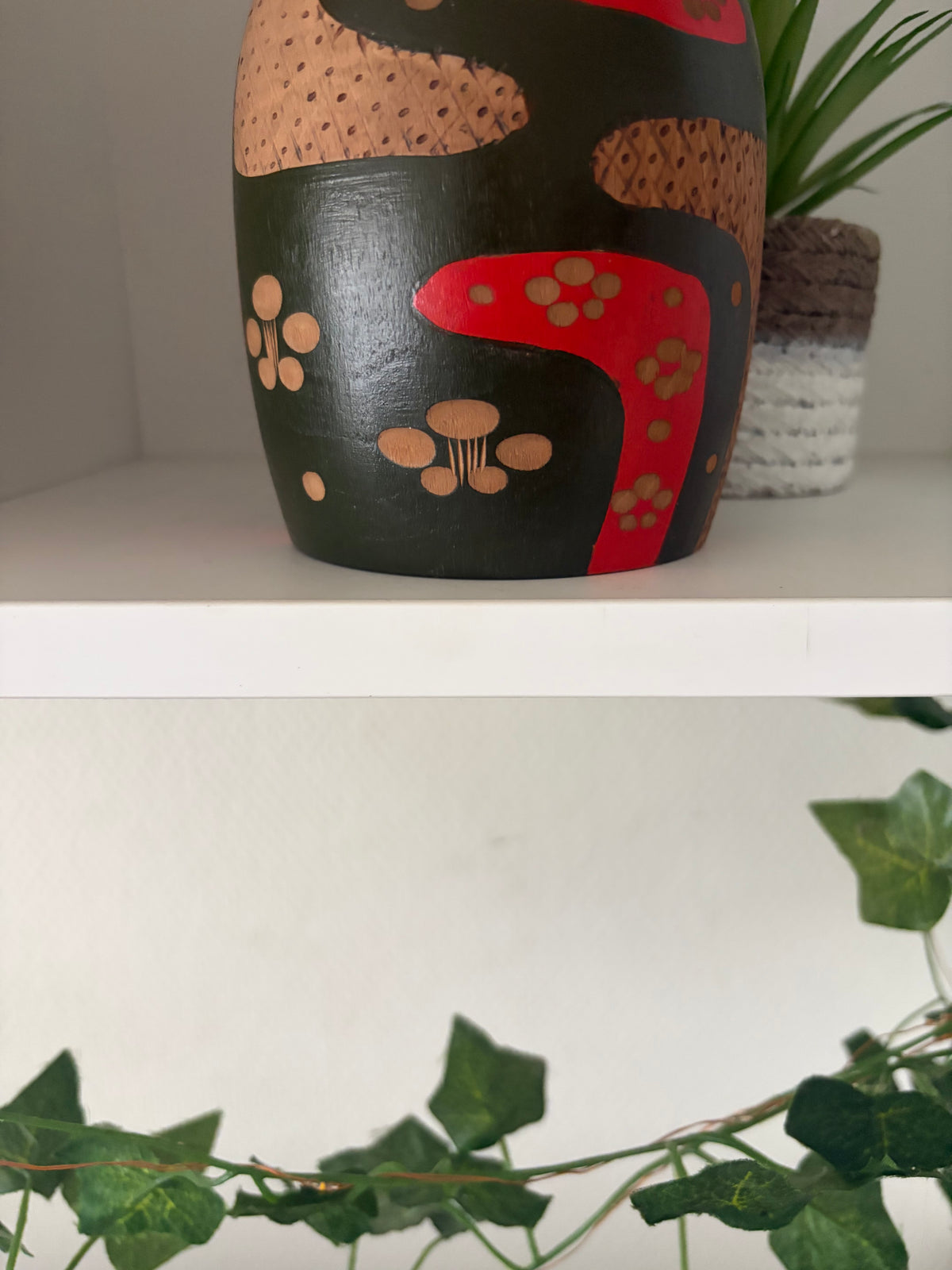 Vintage Sosaku kokeshi by Yuji Kawase (1938-) Big version
