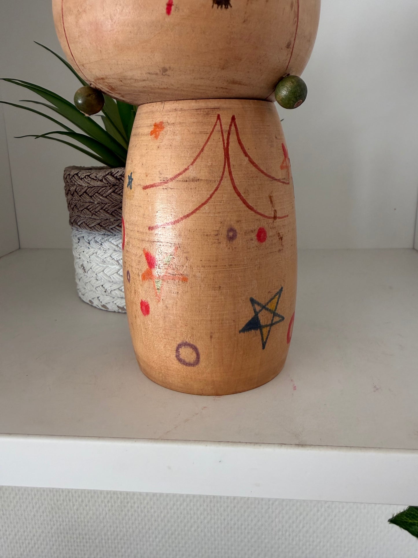 Rare Vintage Creative Kokeshi By Hiroe Fukushima