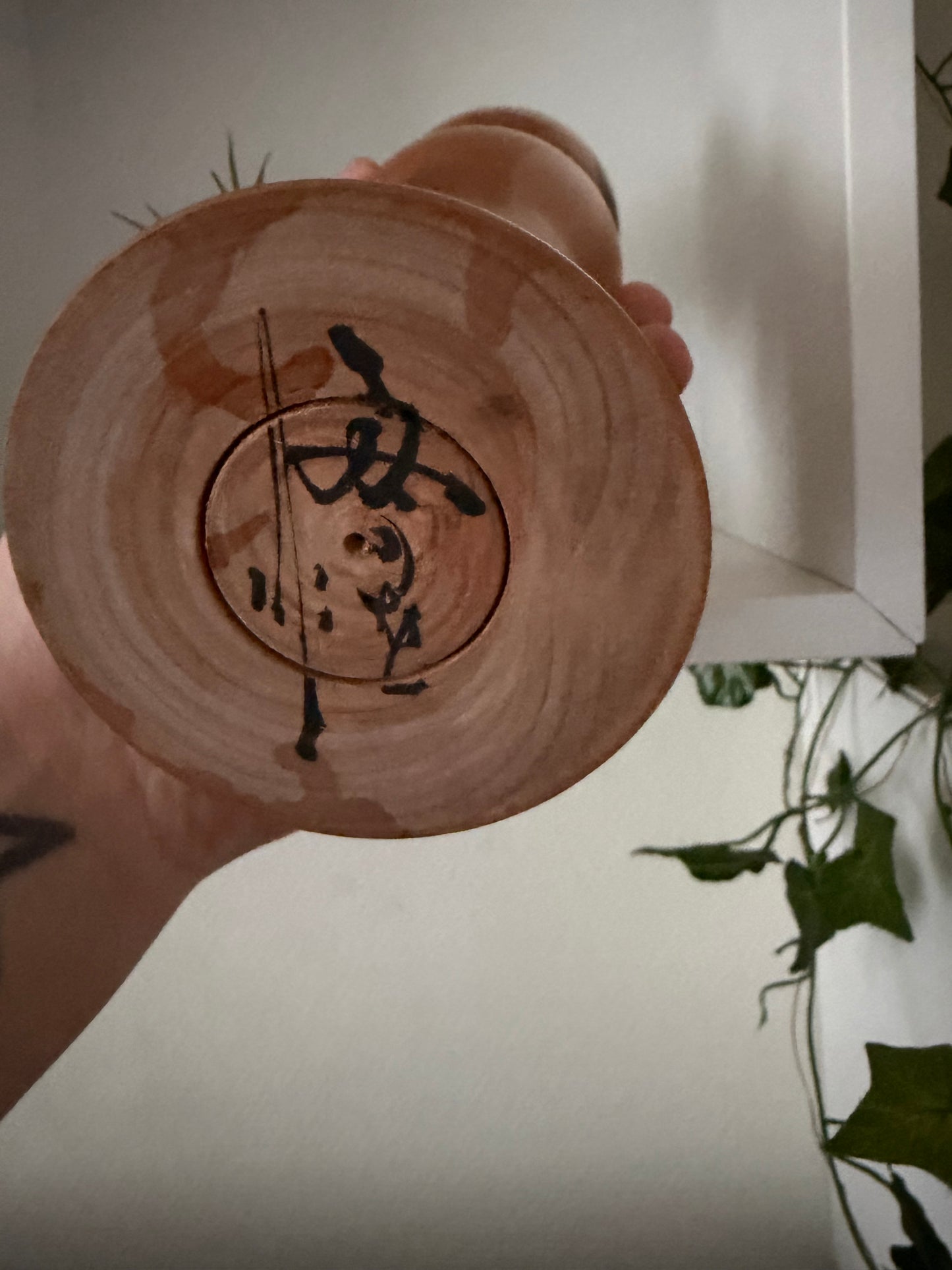 Vintage Japanese Sosaku Kokeshi by Kiyohara Takao (1916-)