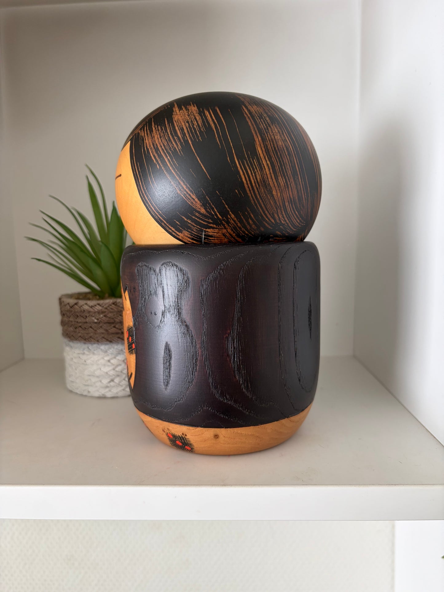 Vintage Gumma kokeshi by Usaburo- With hidden storage
