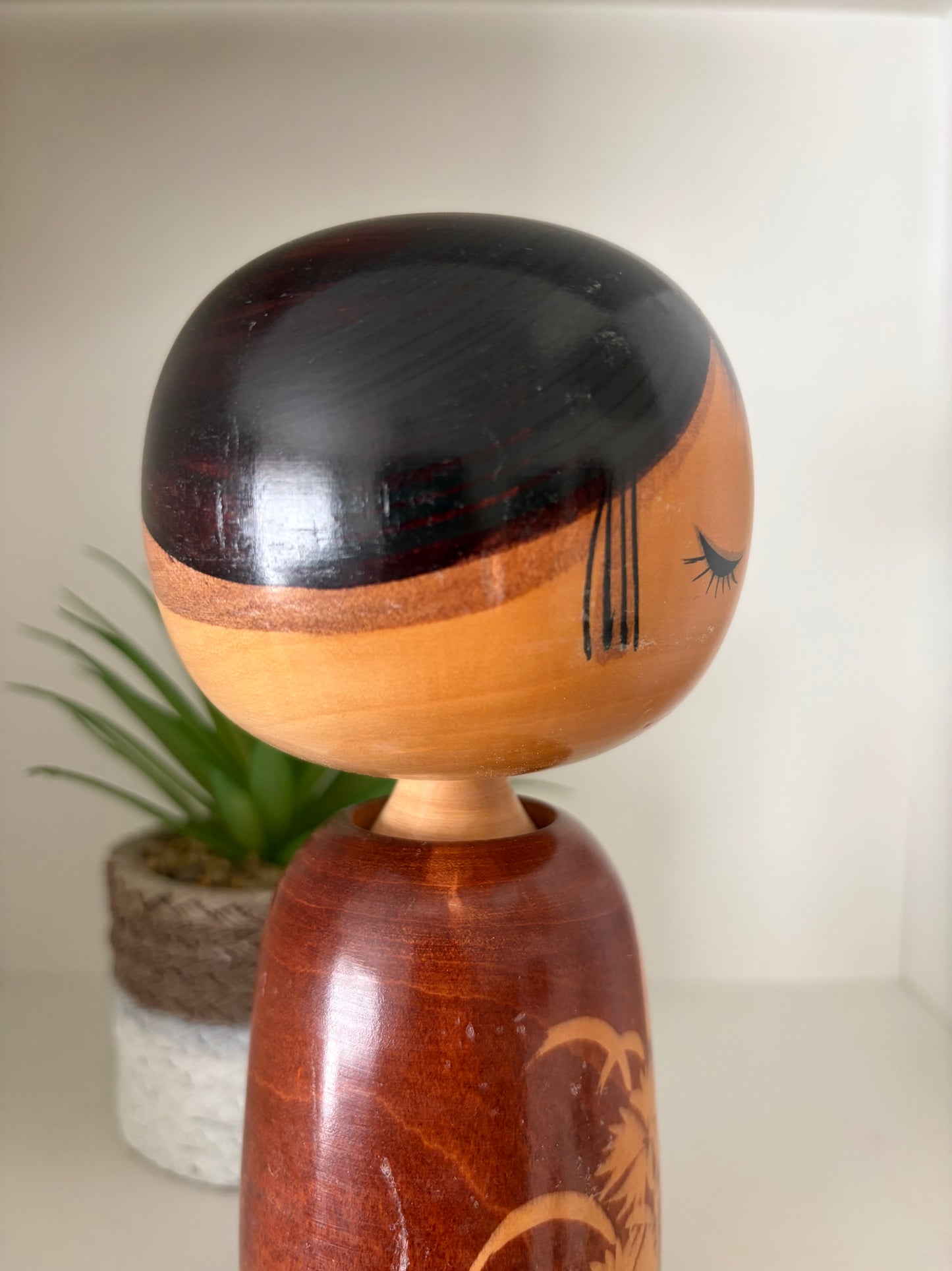 Vintage Sosaku kokeshi by Izumi Morijiro