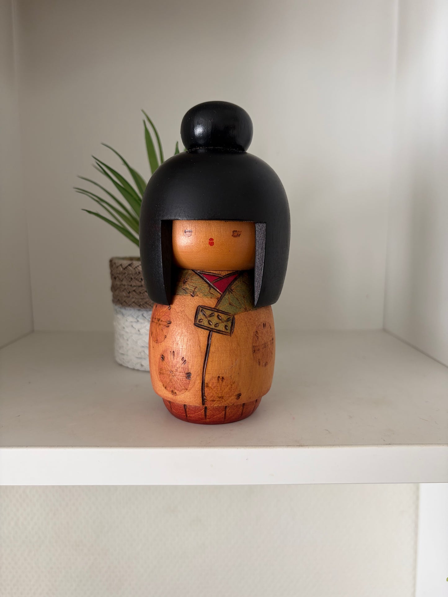 Vintage Gumma kokeshi by Kazuo Takamizawa