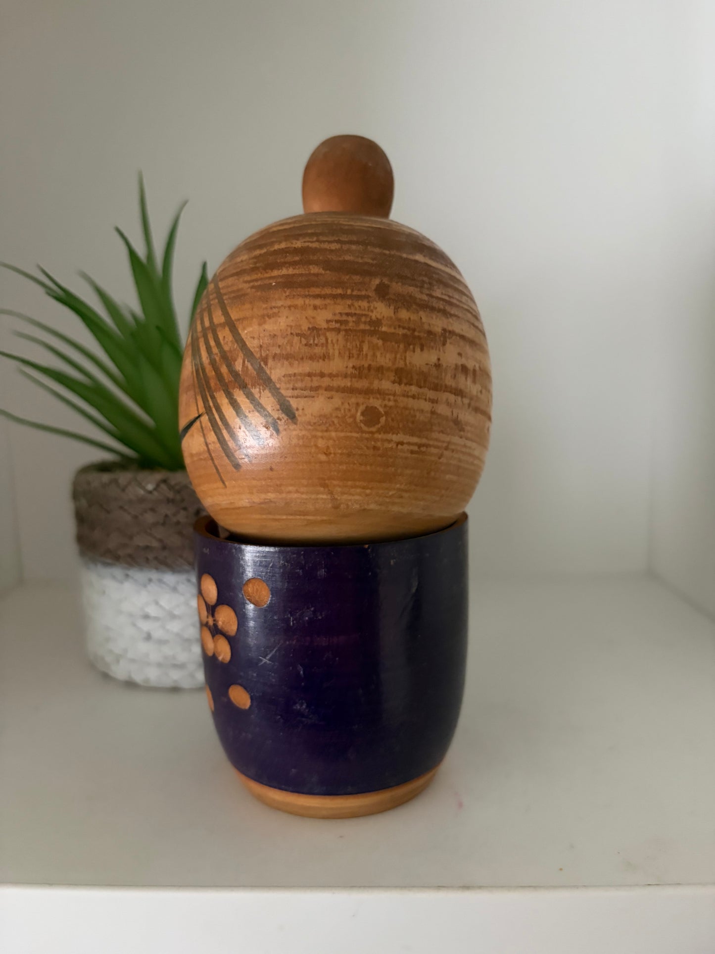Vintage Sosaku kokeshi by Sato Suigai (1920-)