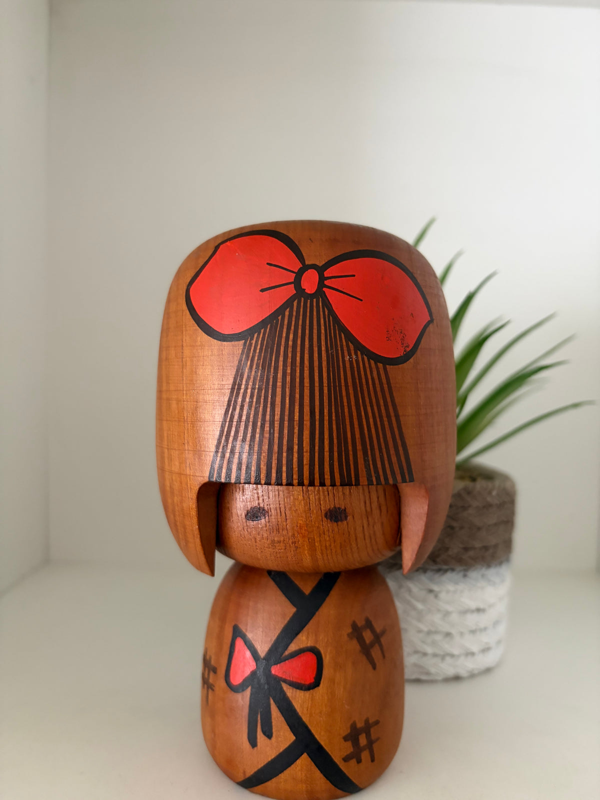 Rare Vintage Sosaku kokeshi by Takeda Daisuke