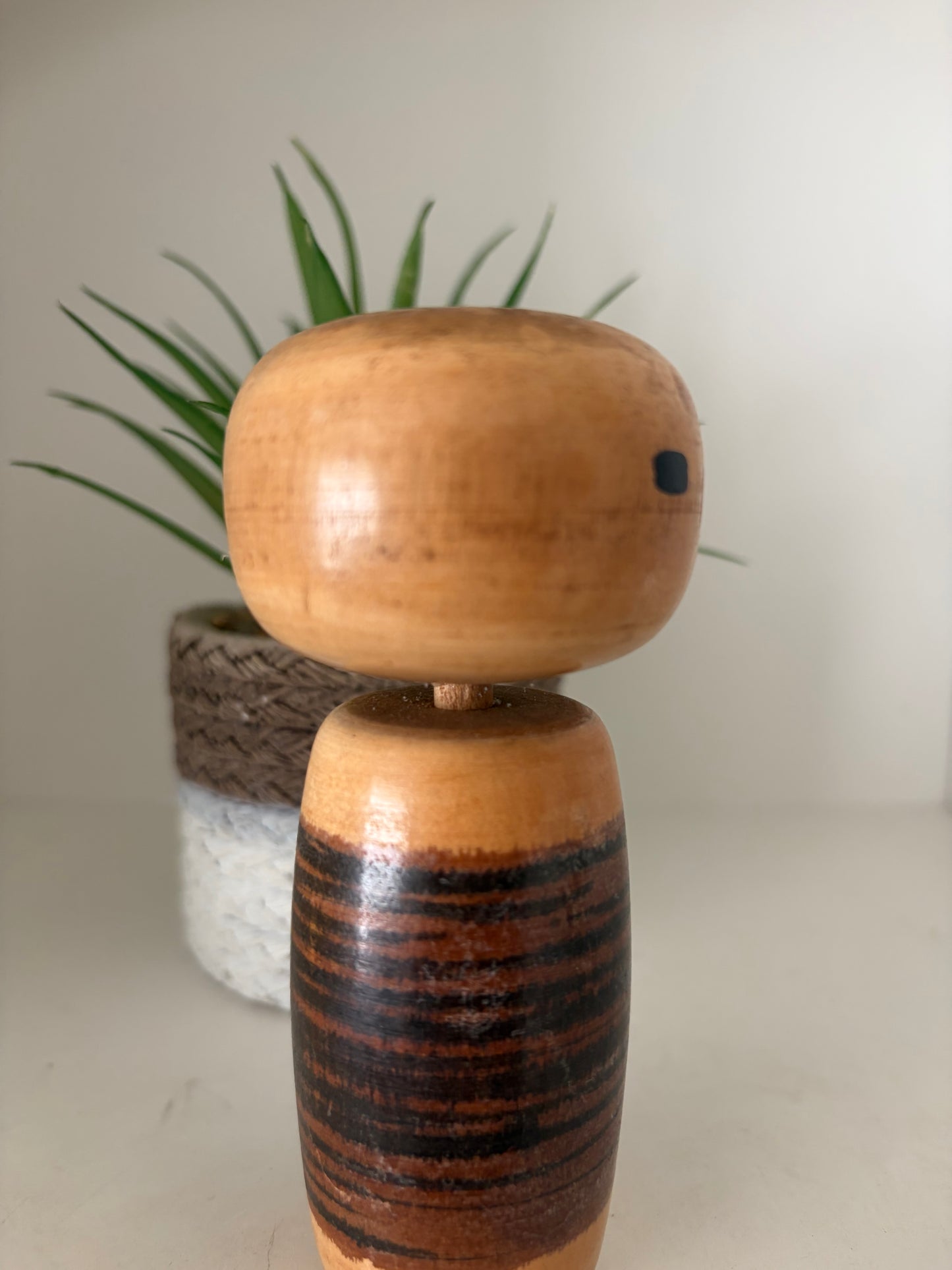 Rare Vintage Creative Kokeshi by renowned artisan Ikuyoshi Yokozuka