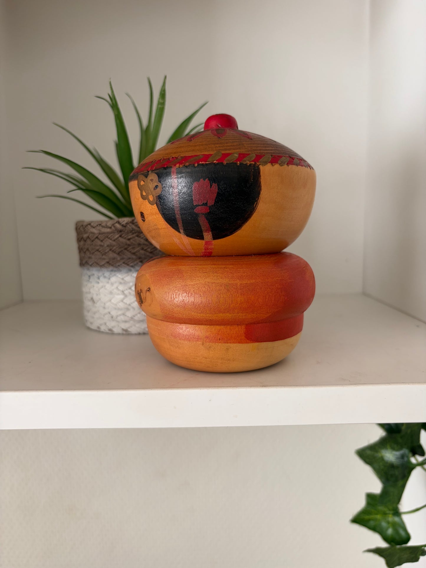 Rare Vintage Creative Kokeshi By Hiroe Fukushima