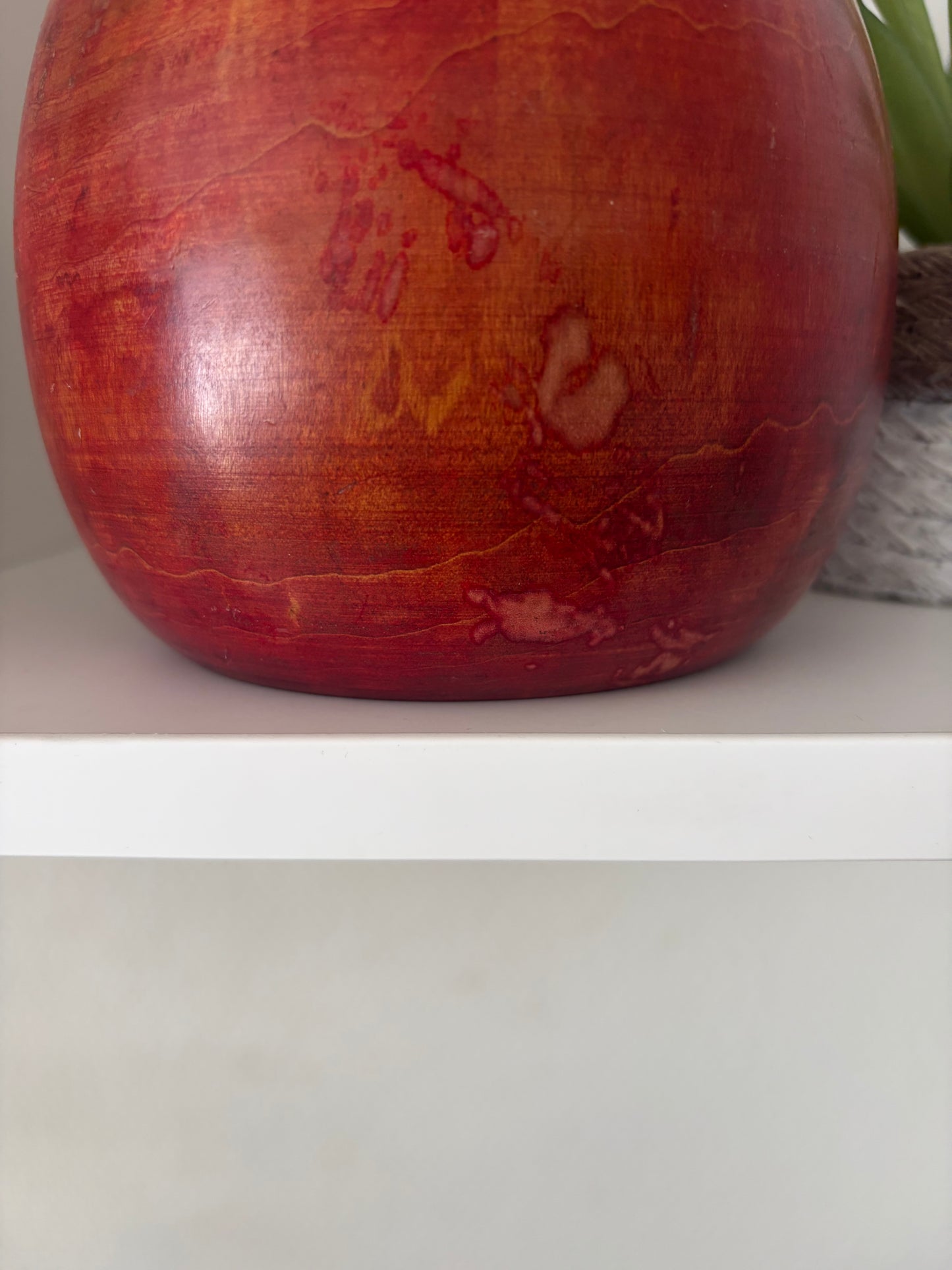 Big massive vintage Daruma kokeshi by Shogo Shinkai