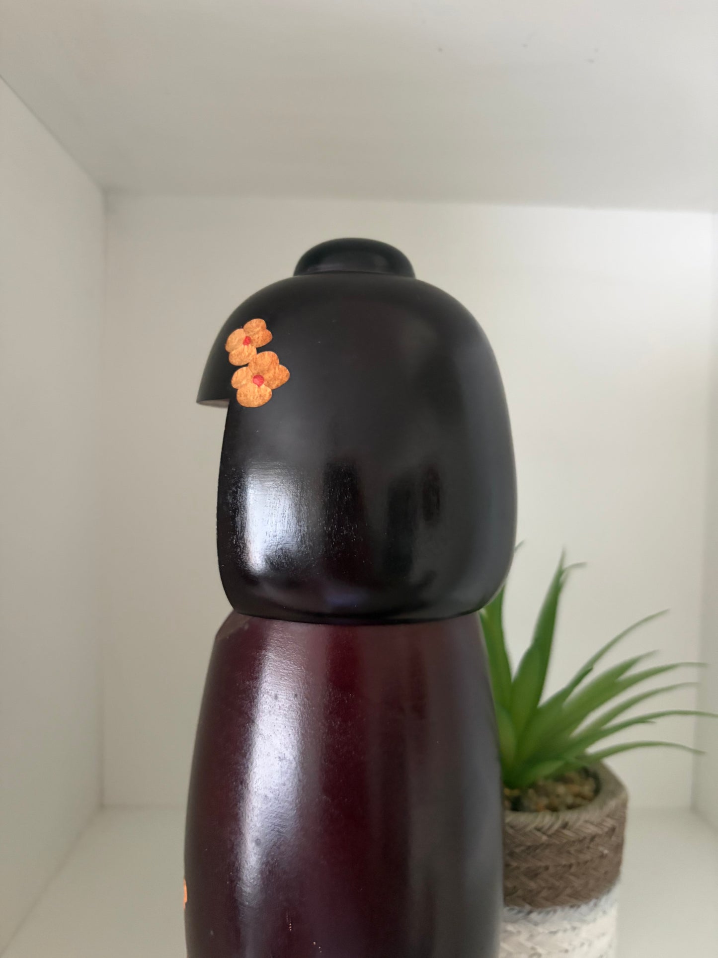 Rare Vintage Sosaku kokeshi by Aoki Ryoka (1931-)