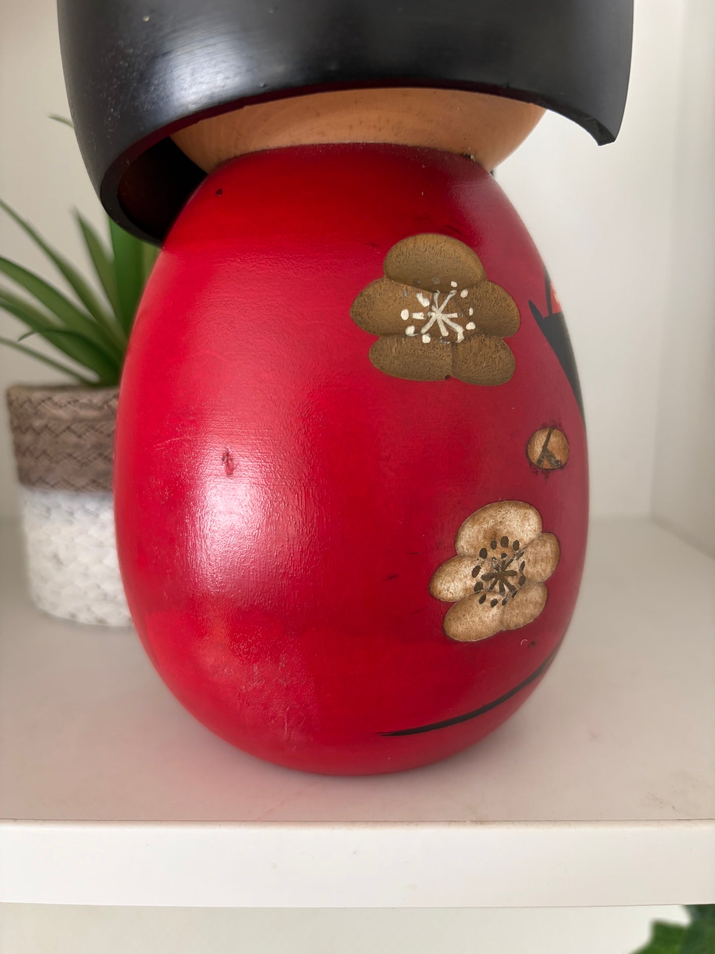 Vintage chunky Gumma kokeshi by Hajime Miyashita (1940-)