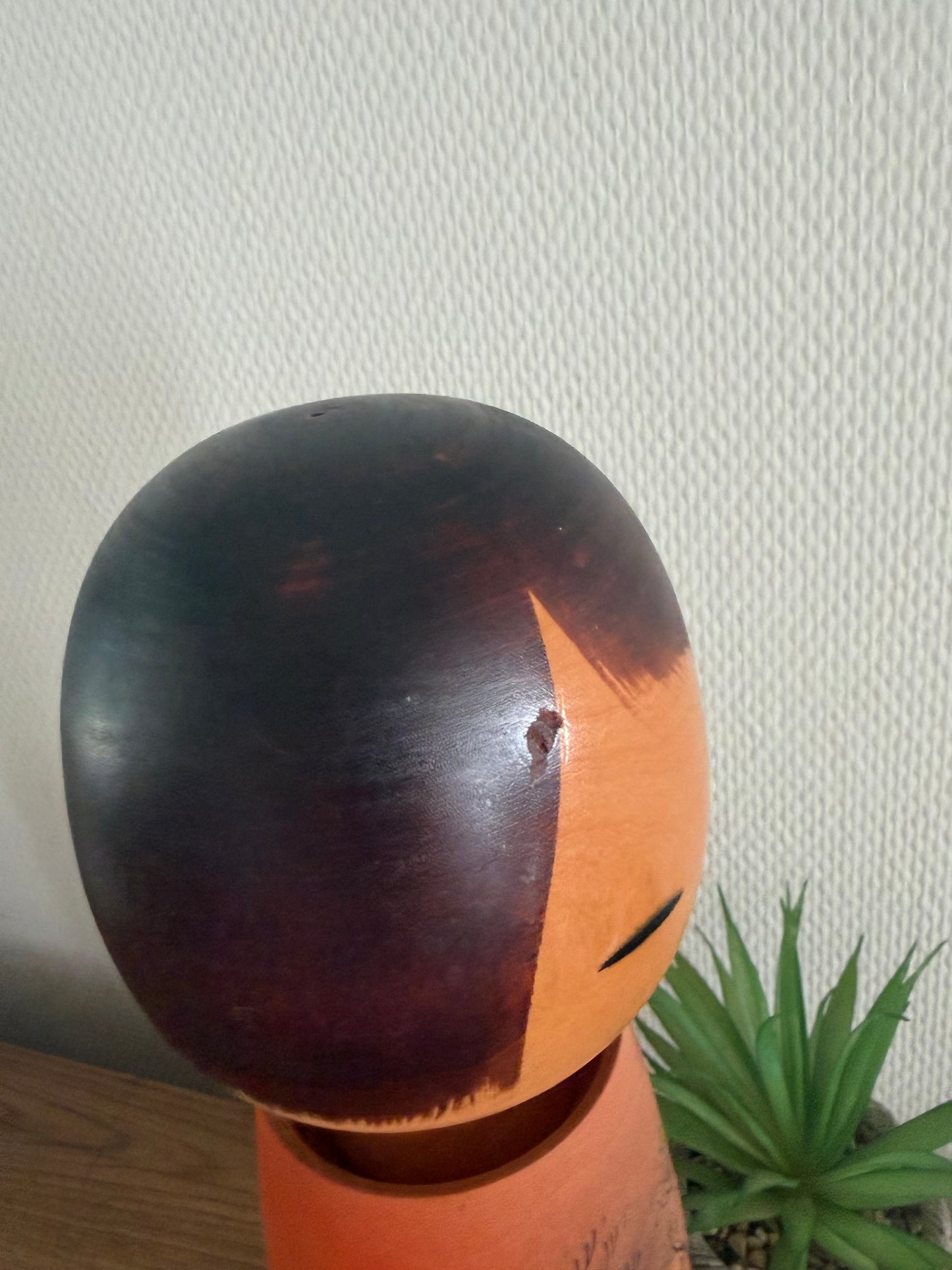Exclusive vintage Sosaku kokeshi by Aoki Ryoka (1931-)