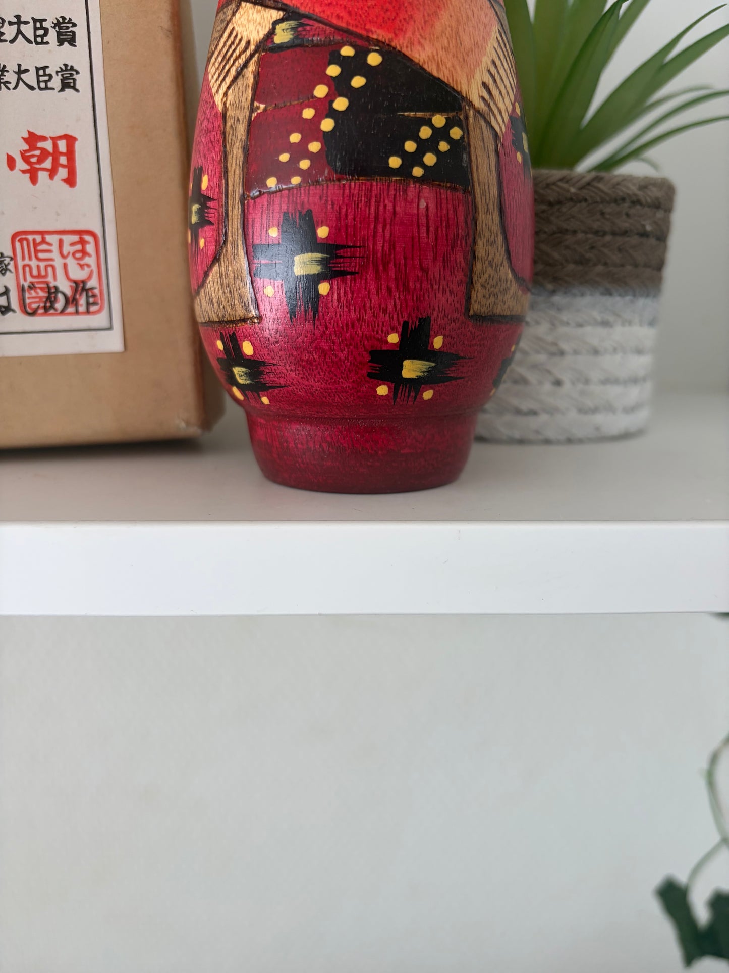 Vintage creative kokeshi by Hajime Miyashita (1940-)