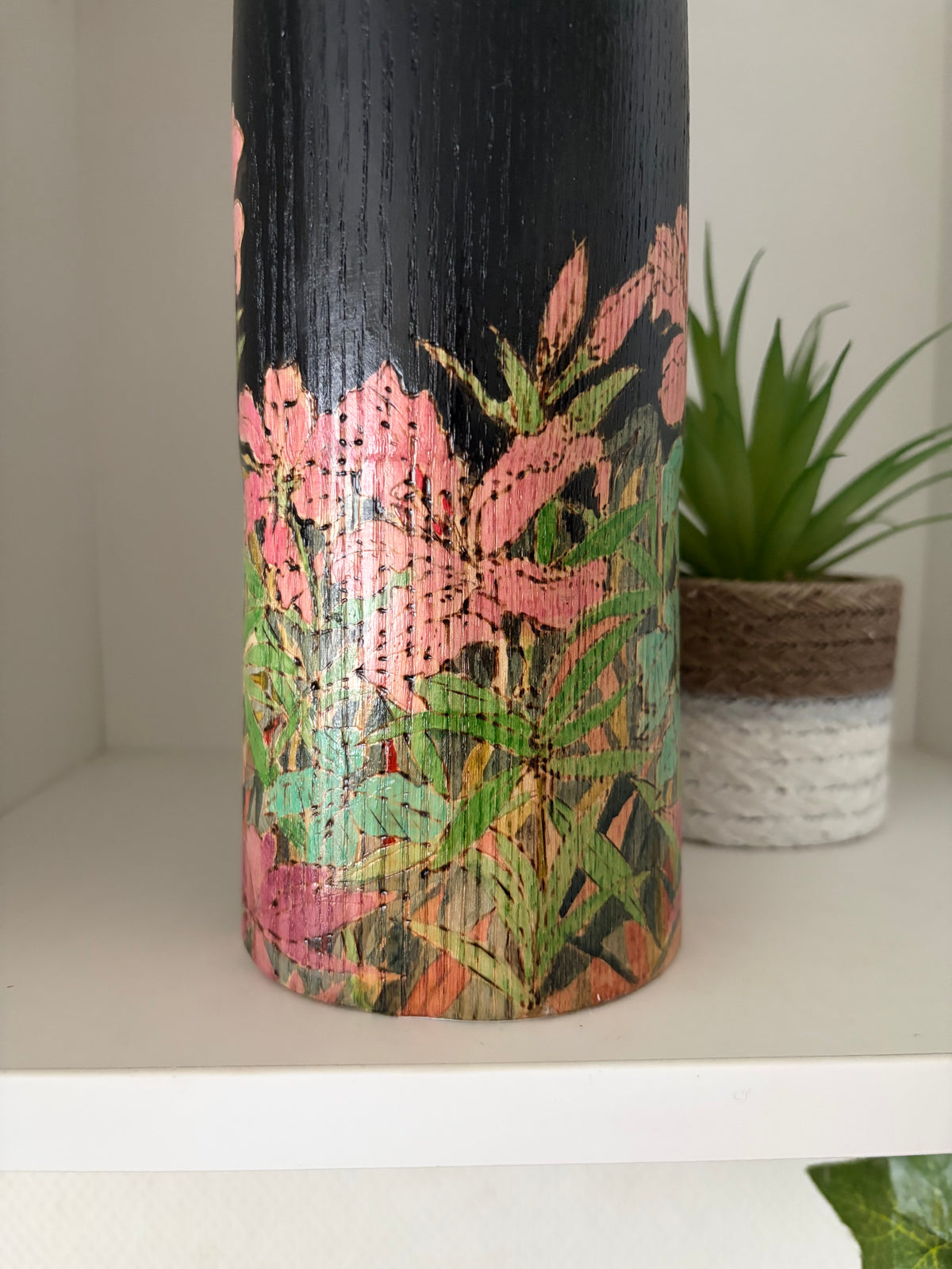 Exclusive one of a kind kokeshi by Yuko Yamazaki