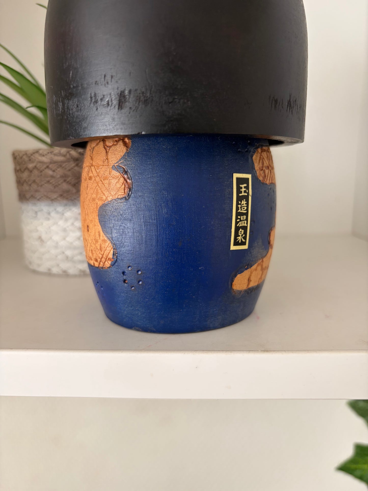 Vintage Gumma kokeshi by Kazuo Takamizawa (1927-)
