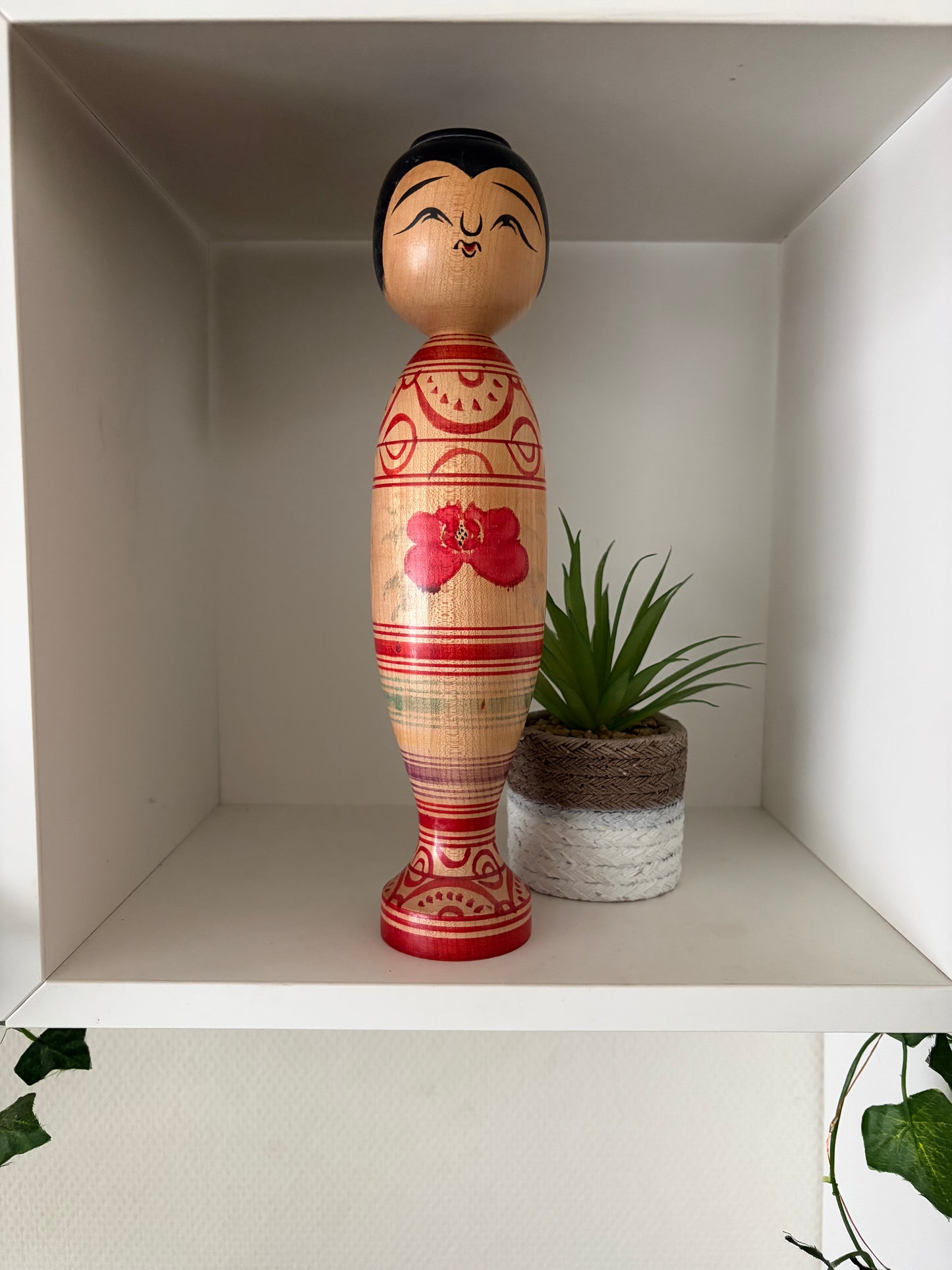 Vintage Tsugaro Kokeshi by Okuse Tetsunori (1940-1992)