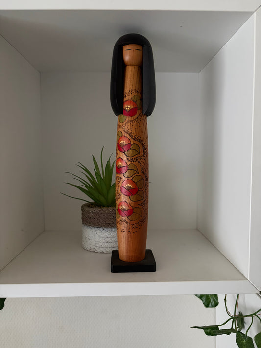Vintage Gumma Kokeshi by Kazuo Takamizawa (1927-)