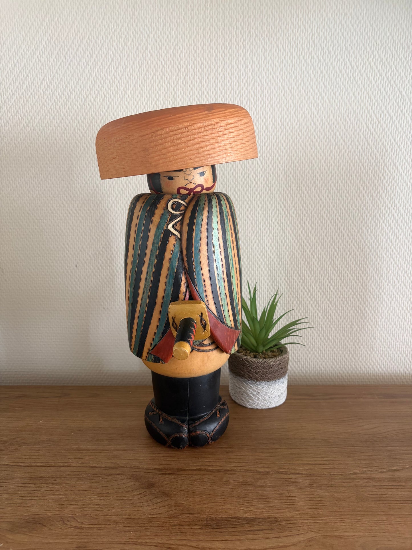Exclusive vintage Gumma kokeshi by Inosuke Kobayashi (1931-)