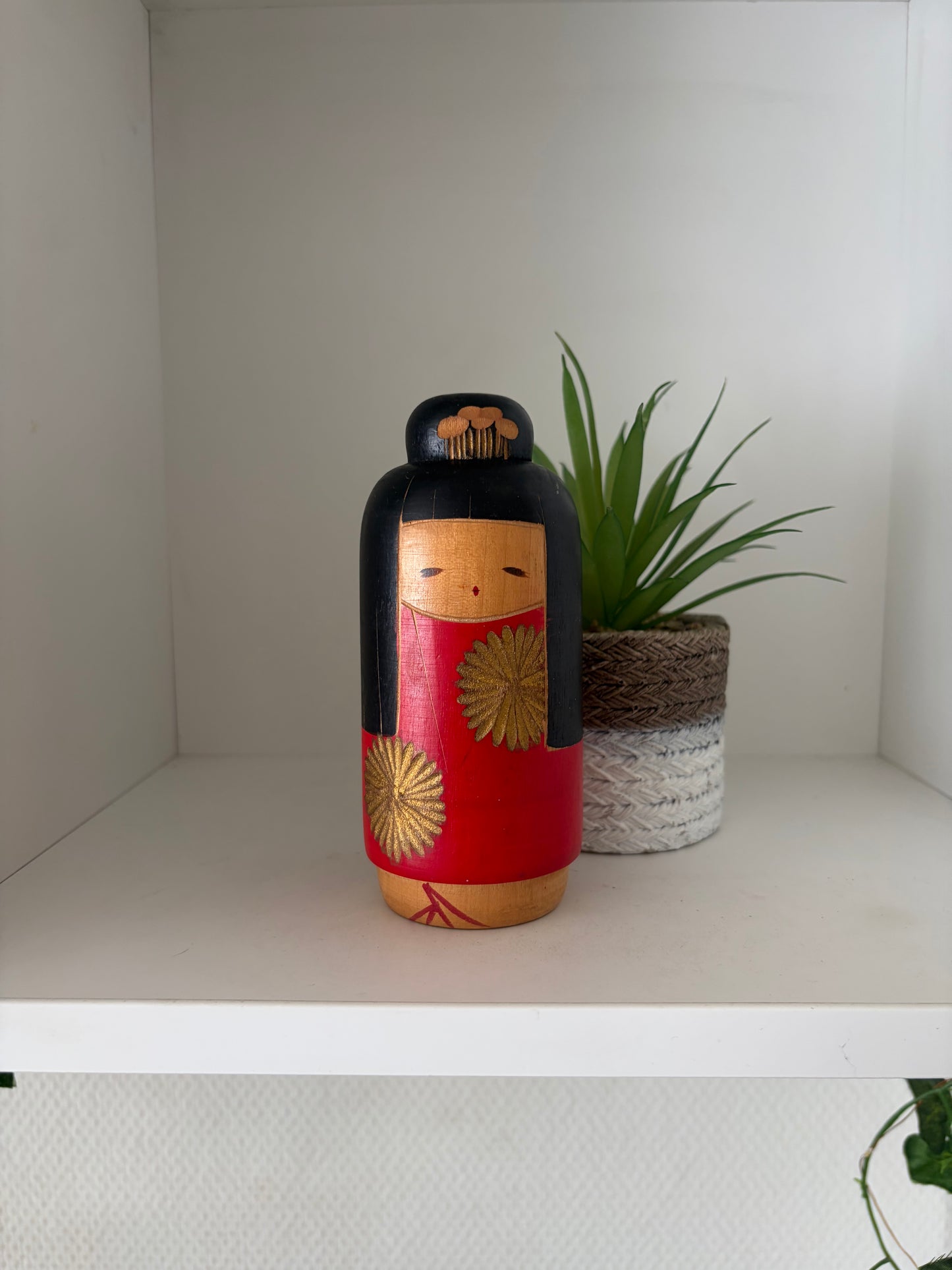 Rare Vintage Creative Kokeshi By Hiroe Fukushima