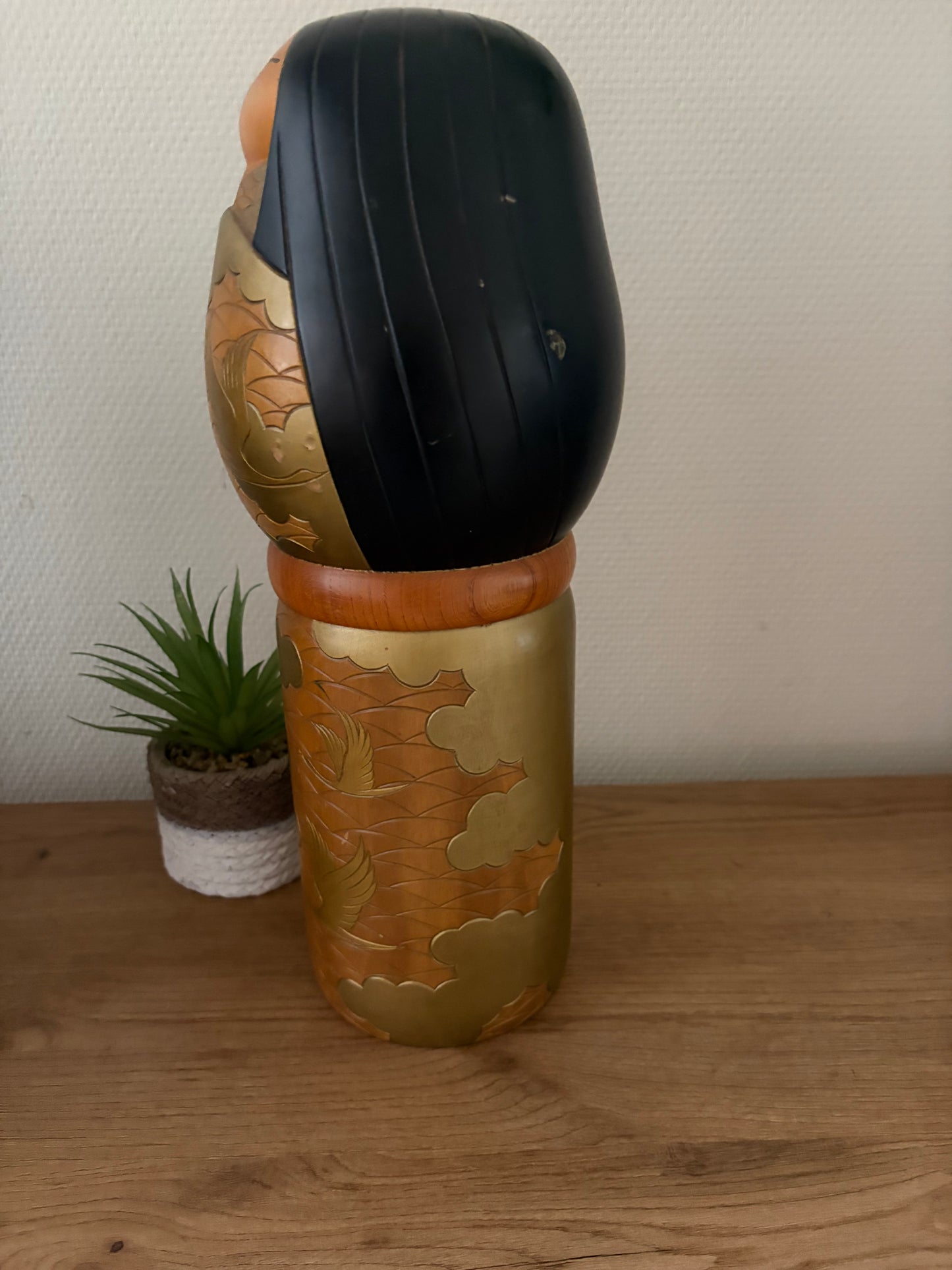 Rare vintage Sosaku kokeshi by Takashi Yoshida (1948-2007)