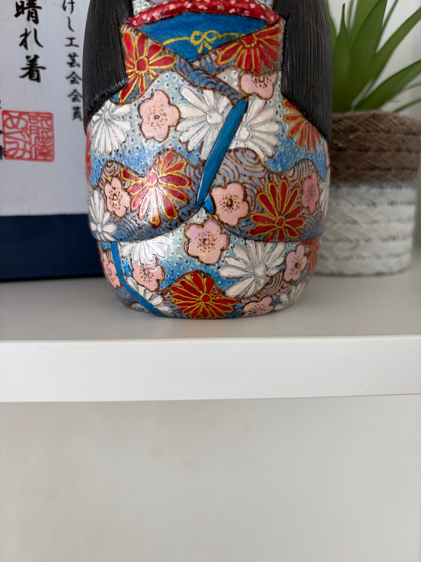 One off a kind Sosaku kokeshi by Megumi Nozawa