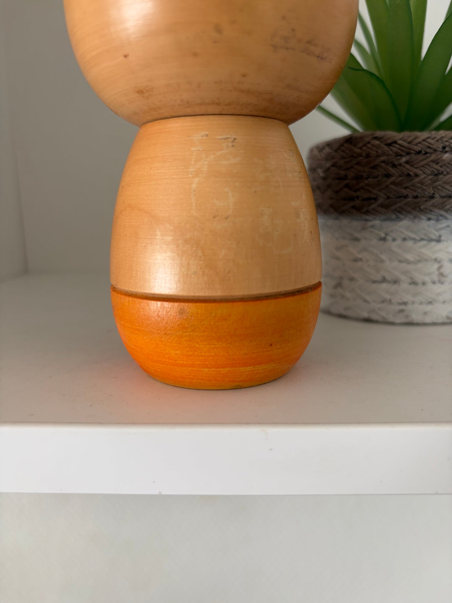 Rare vintage Oni kokeshi by Sato Suigai (1920-)
