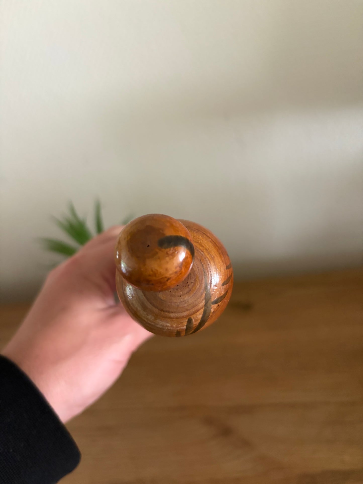Rare vintage creative kokeshi by Inosuke Kobayashi (1931-)