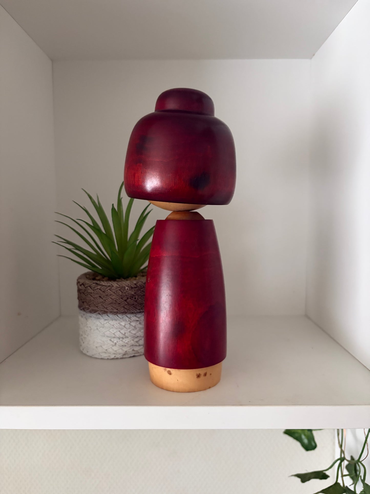 Vintage Sosaku kokeshi by Fujikawa Masae (1942-2015)
