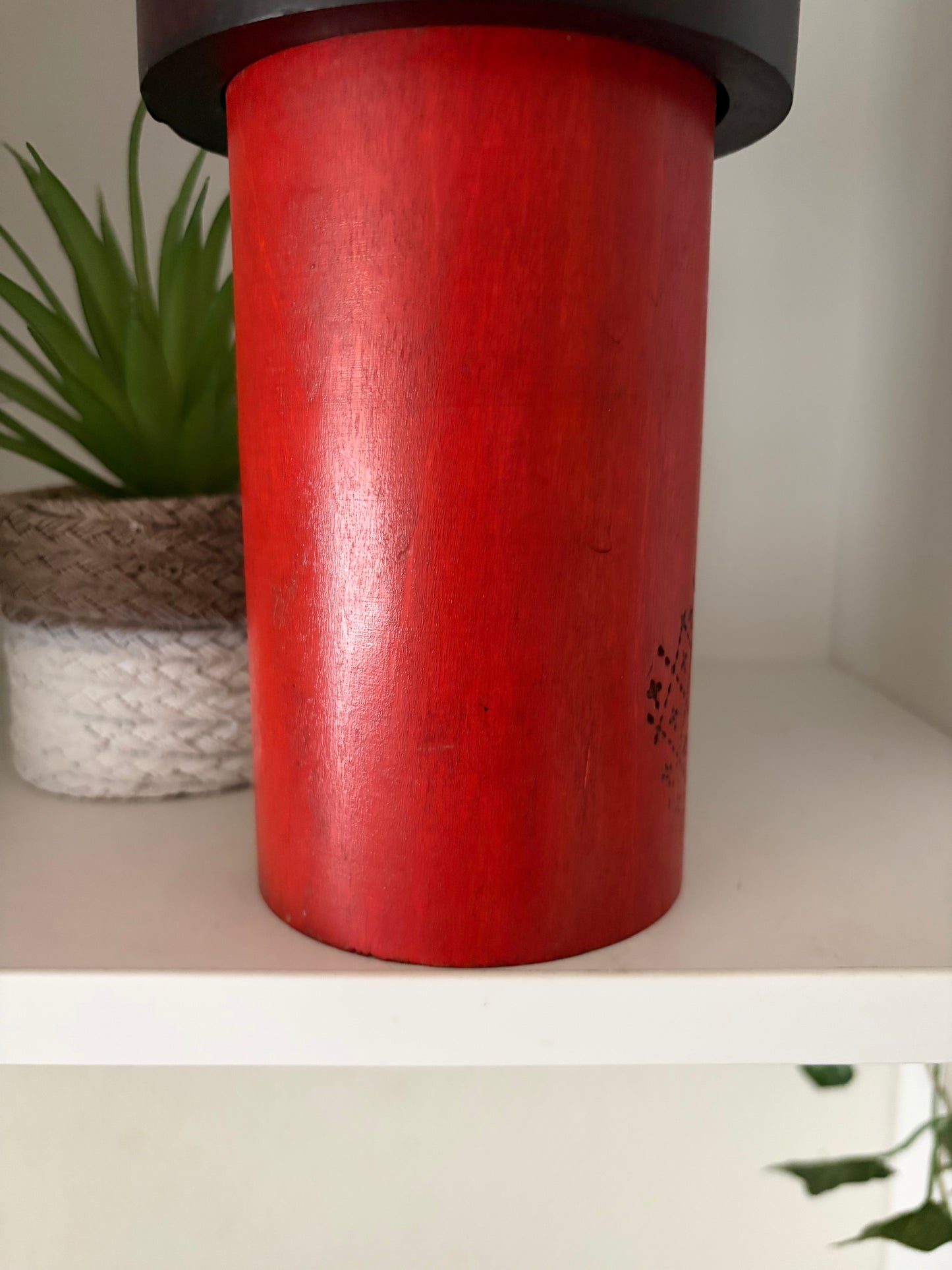 Big Vintage Gumma Kokeshi By Kazuo Takamizawa (1927-)