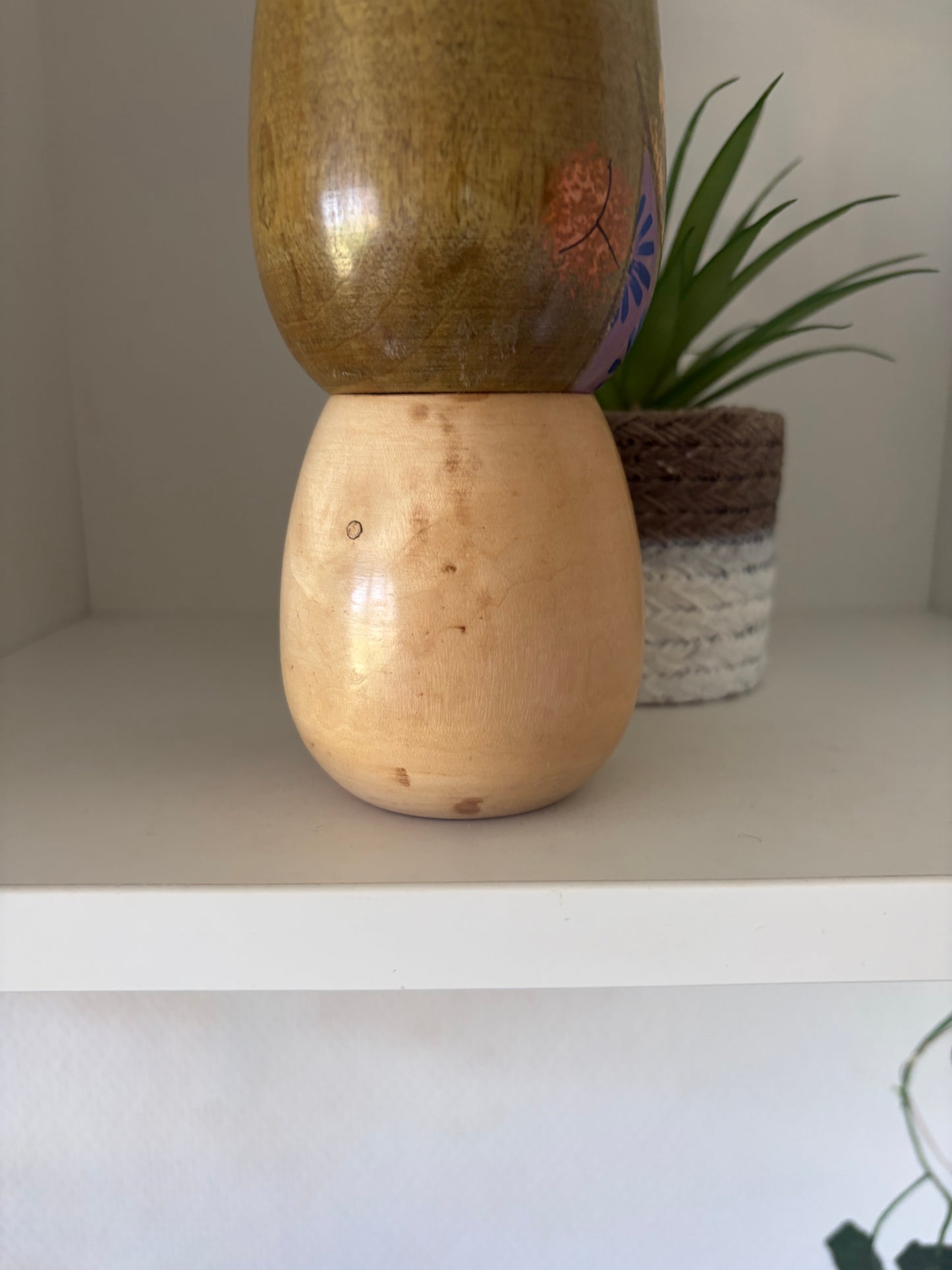 Rare Vintage Sosaku kokeshi by Kato Masami (1925-)
