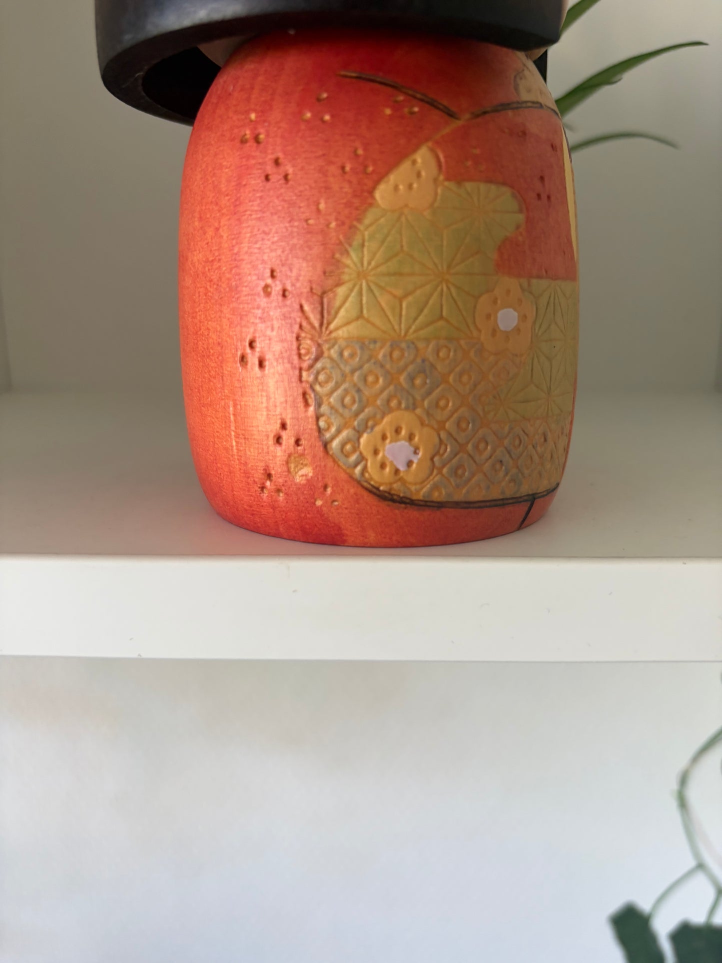 Vintage Gumma kokeshi by Kazuo Takamizawa (1927-)