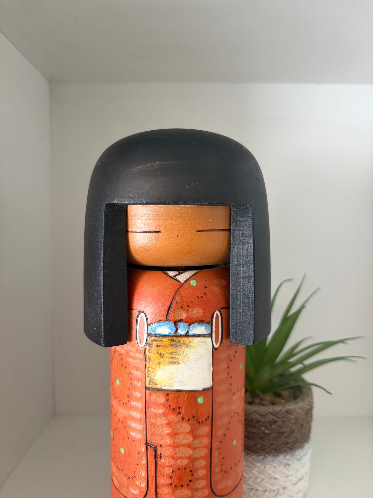 Vintage Gumma kokeshi by Kisaku