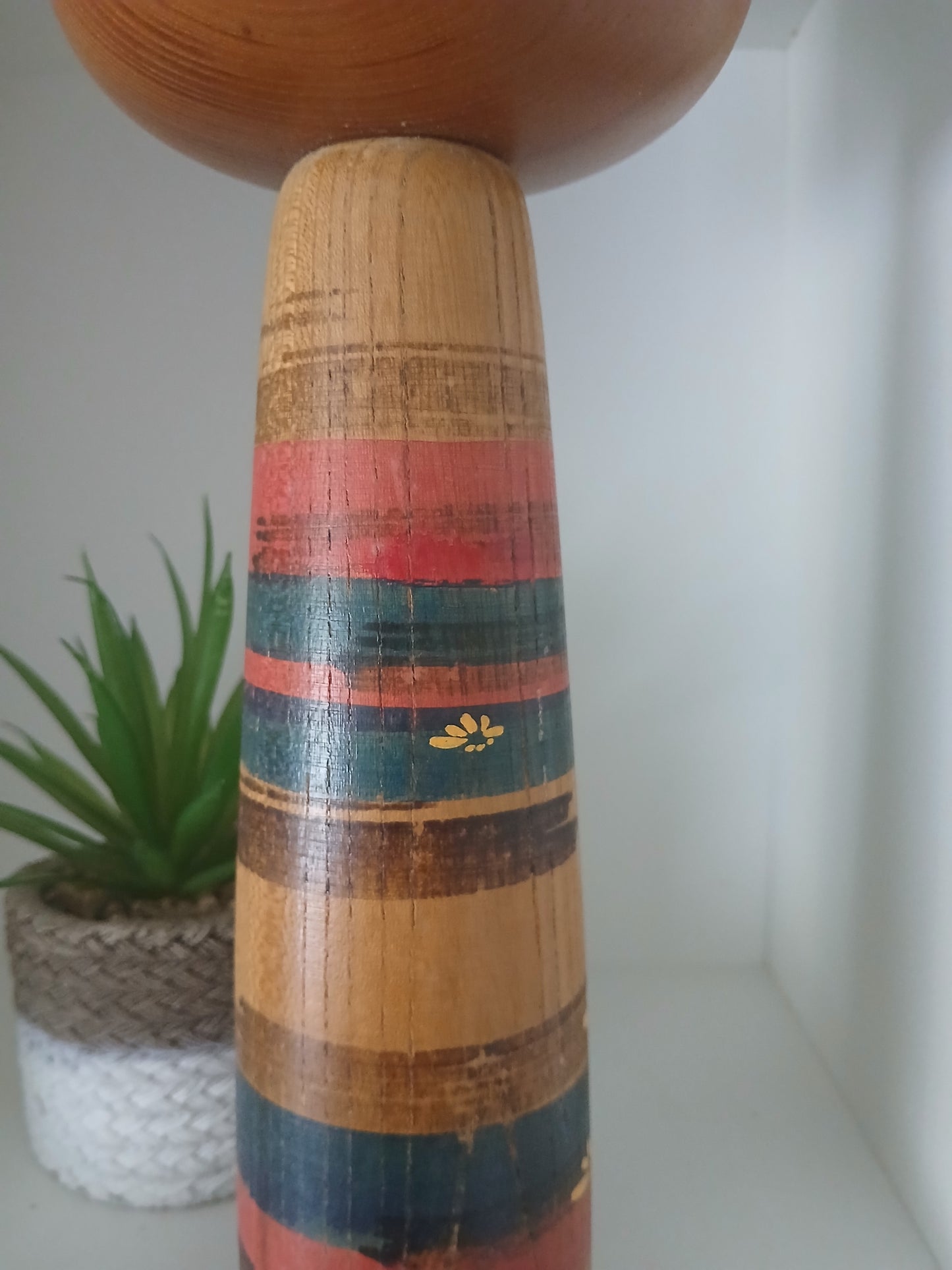 Big vintage creative kokeshi made by Sanpei Yamanaka (1926-2012)