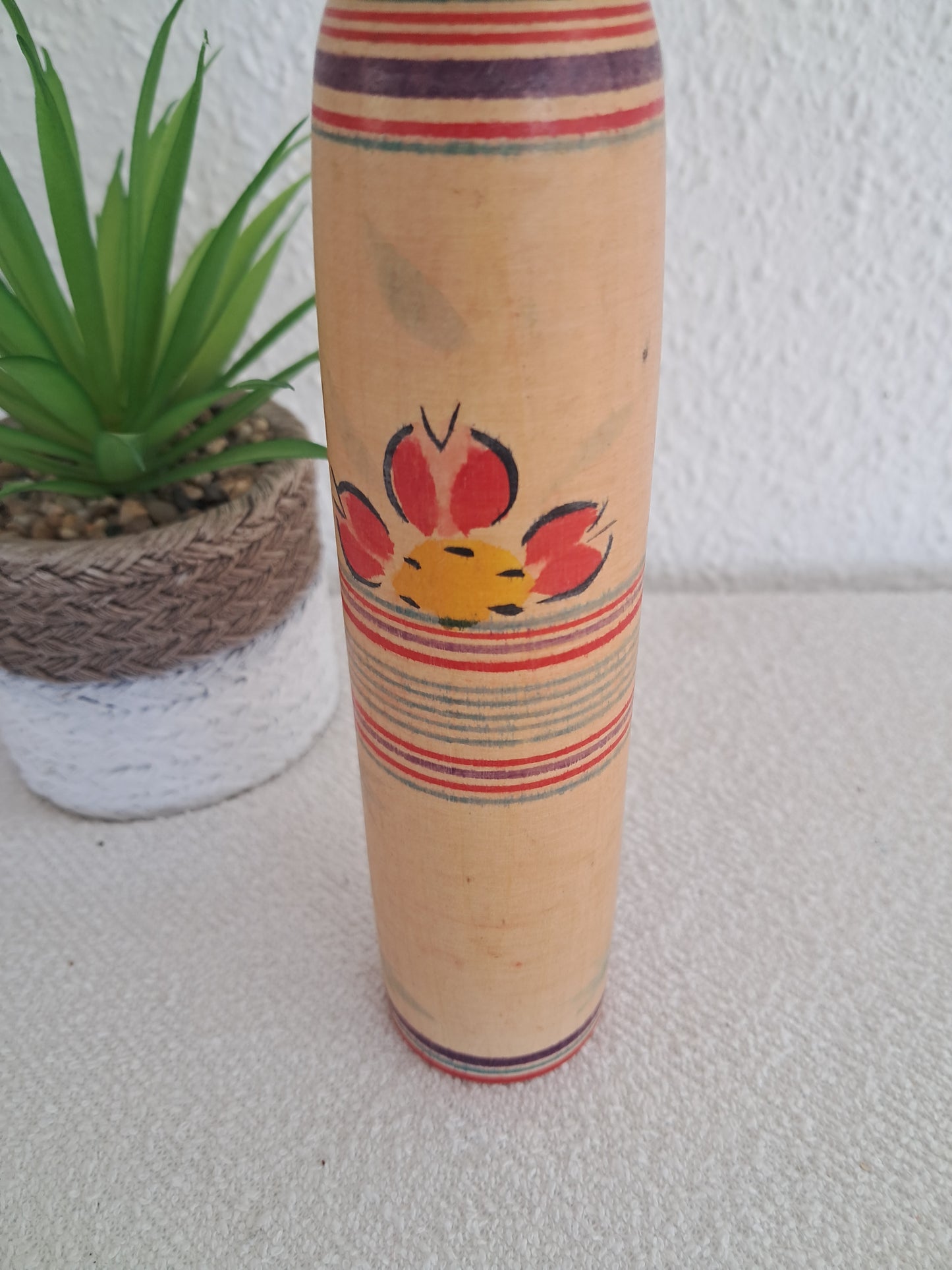 Vintage Nakanosawa Kokeshi by Honda Nobuo (1918-1995)