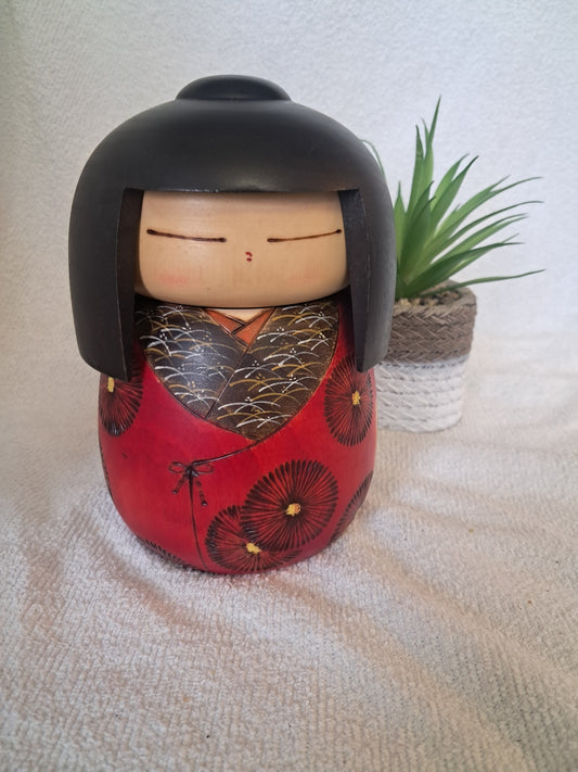 Vintage Sosaku Kokeshi by Toa Sekiguchi (1942-)