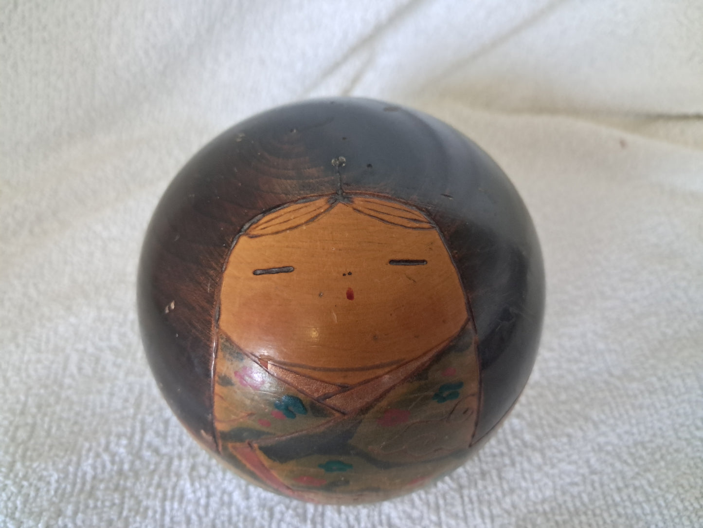 Rare Vintage Creative Kokeshi By Kato Tatsuo (1940-)