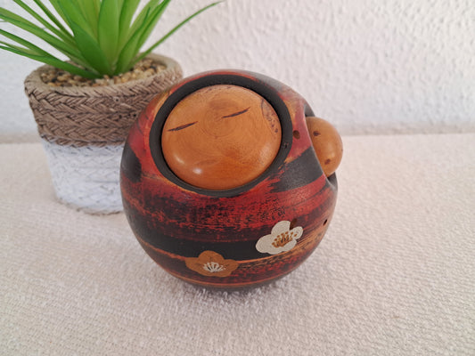 Vintage Creative Kokeshi By Kahei Katase (1922-2015)