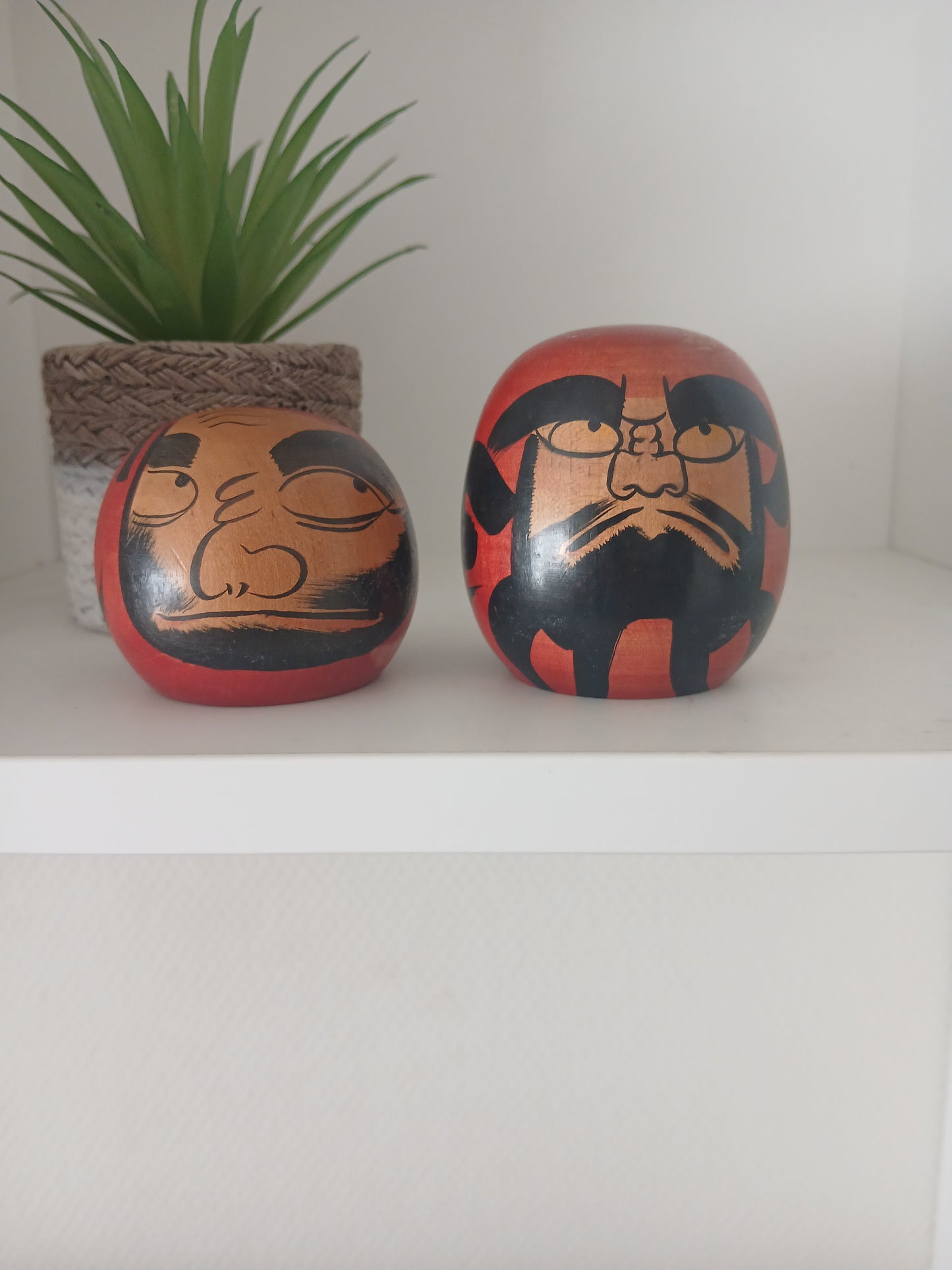 Vintage set Daruma kokeshi