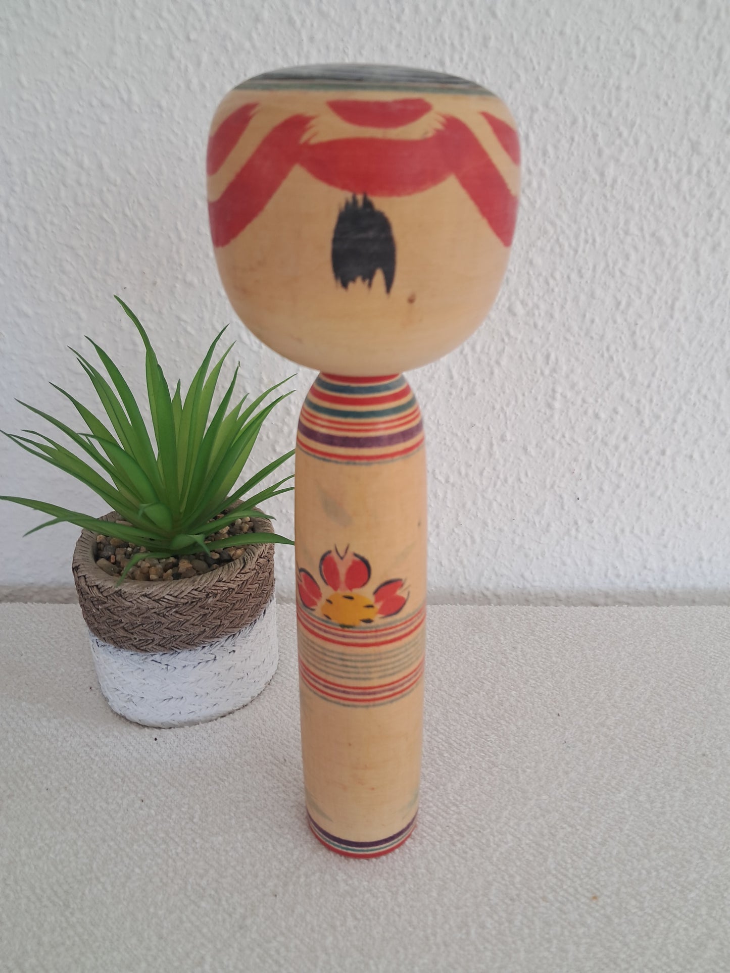 Vintage Nakanosawa Kokeshi by Honda Nobuo (1918-1995)