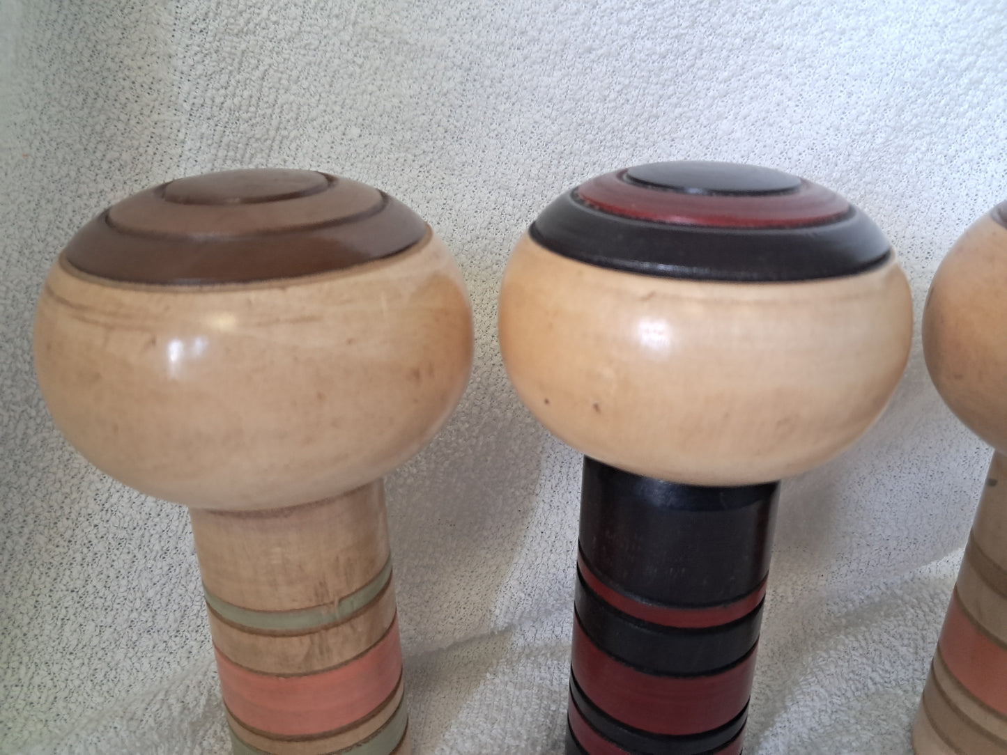 Rare Vintage 4 season kokeshi by Sanpei Yamanaka (1926-2012)