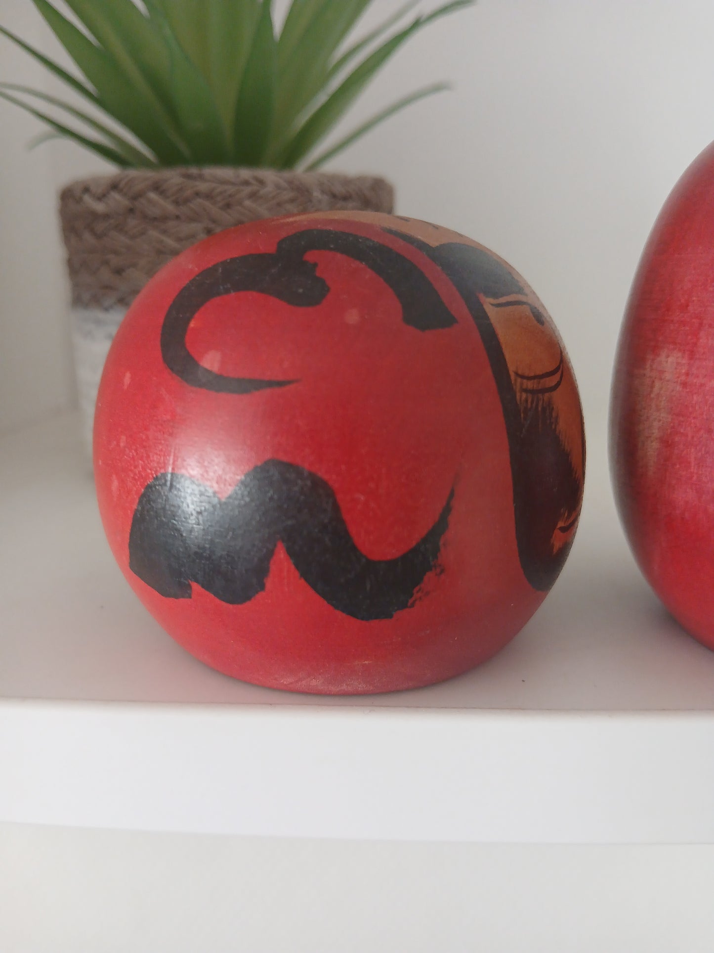 Vintage set Daruma kokeshi