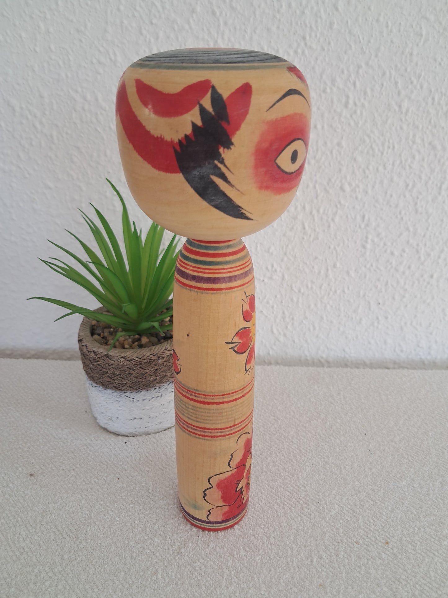 Vintage Nakanosawa Kokeshi by Honda Nobuo (1918-1995)