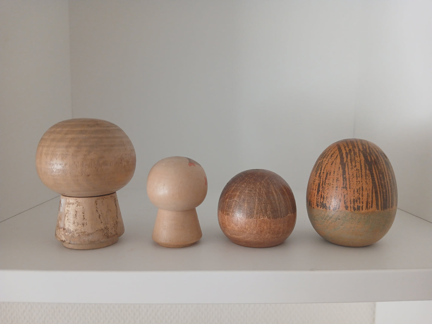 2 sets of vintage creative kokeshi by Yamanaka Sanpei