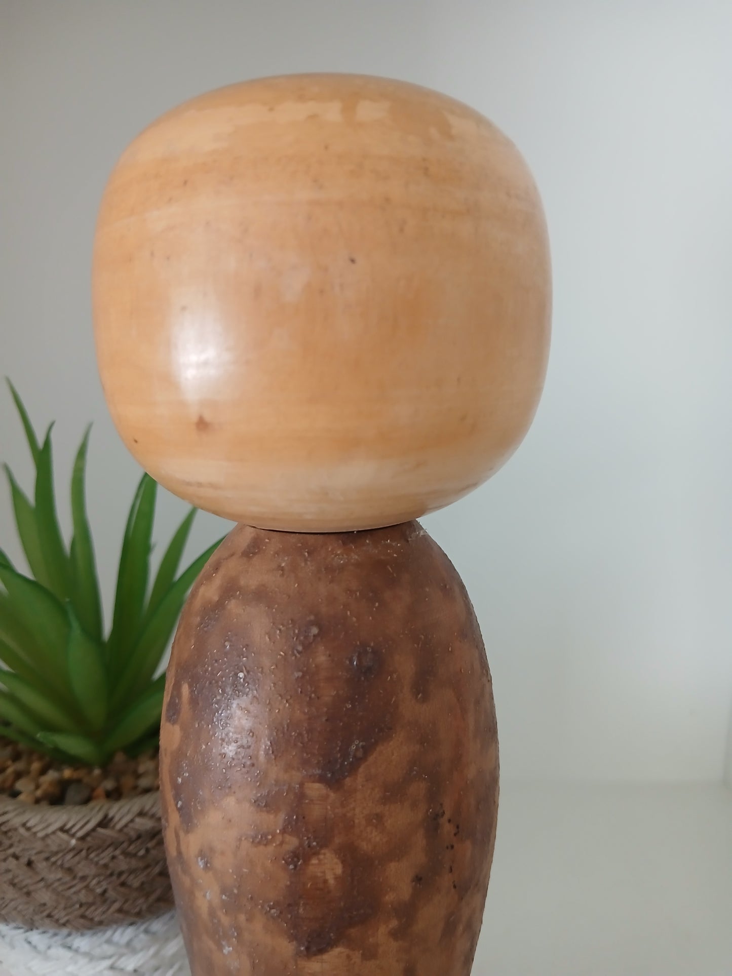 Vintage Sosaku Kokeshi by Kiyohara Takao (1916-?)