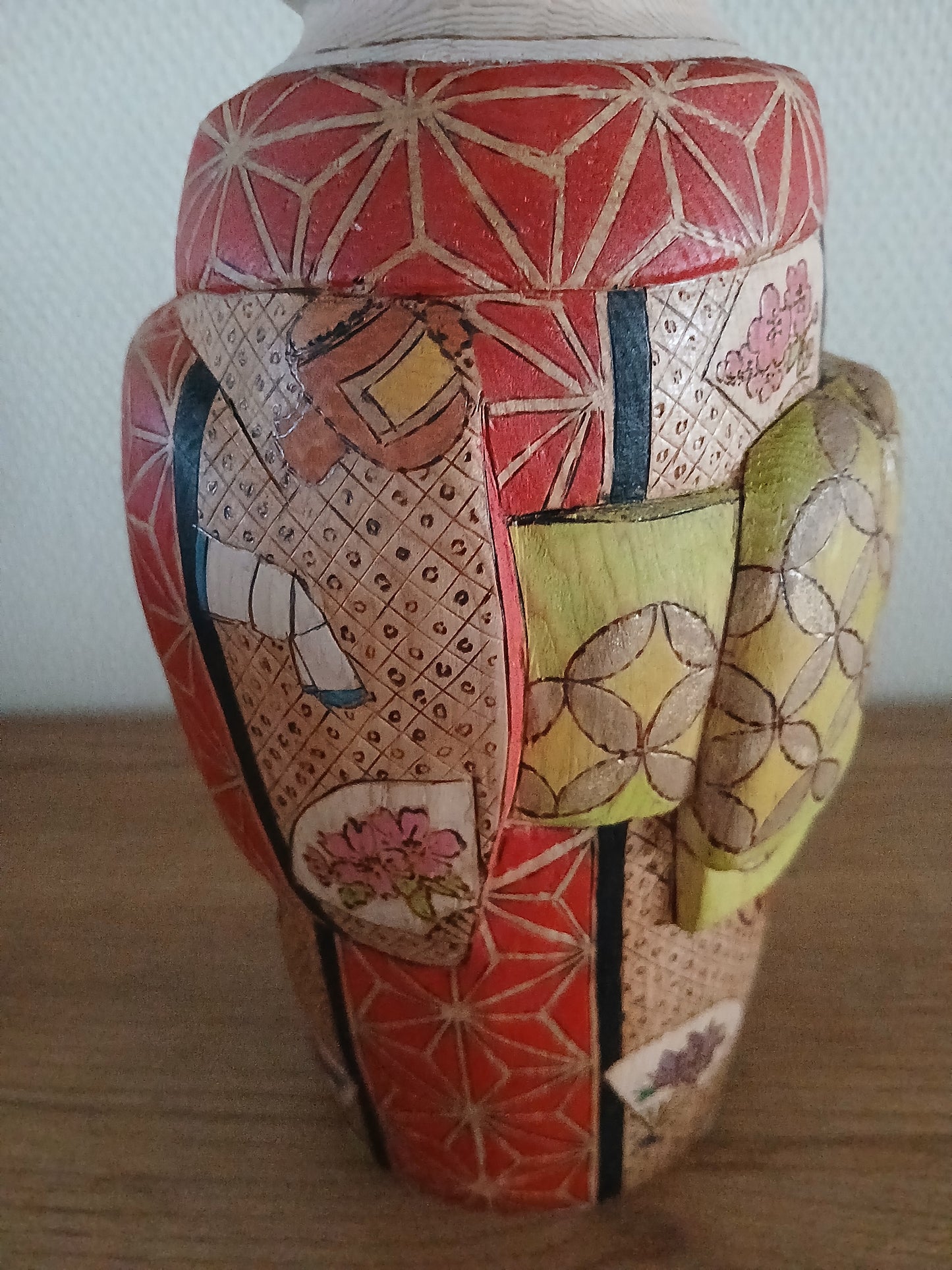 Exclusive Sosaku kokeshi by Yuko Yamazaki - From Sibukawa exhibition 2025