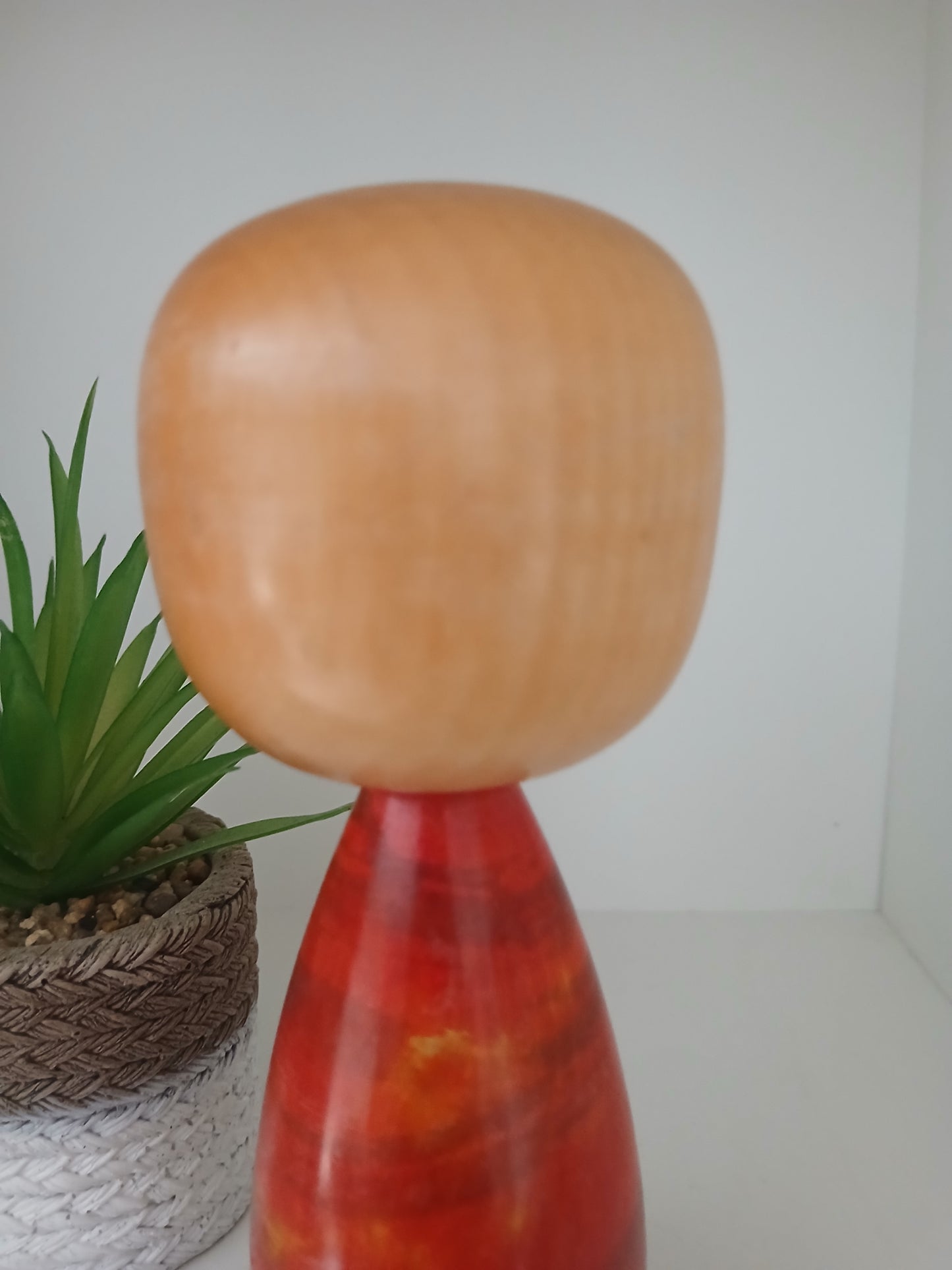 Rare Sosaku kokeshi by Takahashi Akinori (1957-)