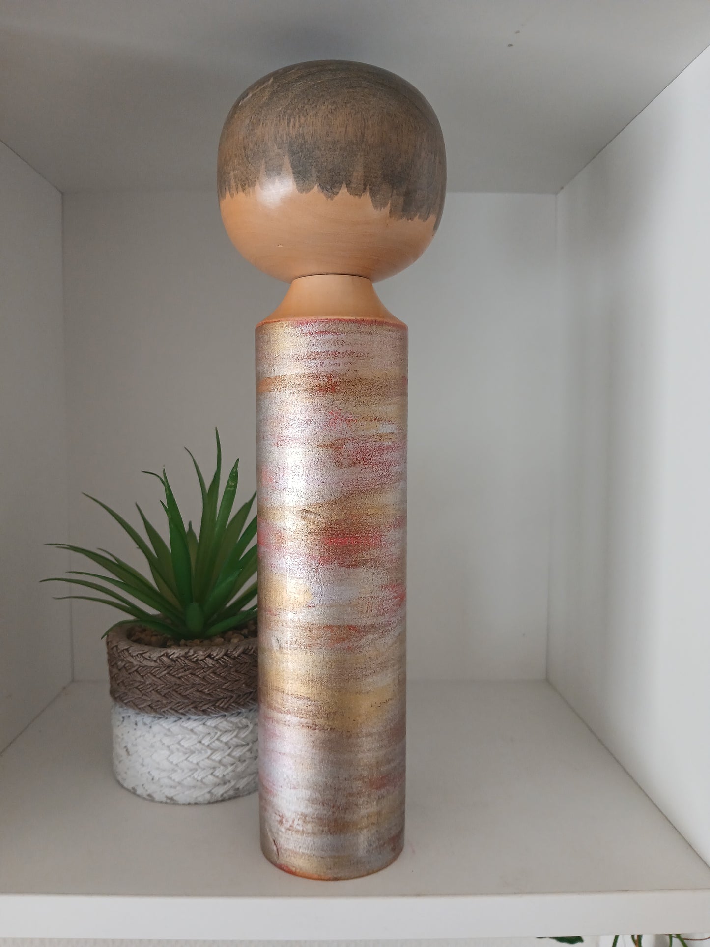 Rare Vintage Creative Kokeshi By  Takahashi Hashime (1918-2002)